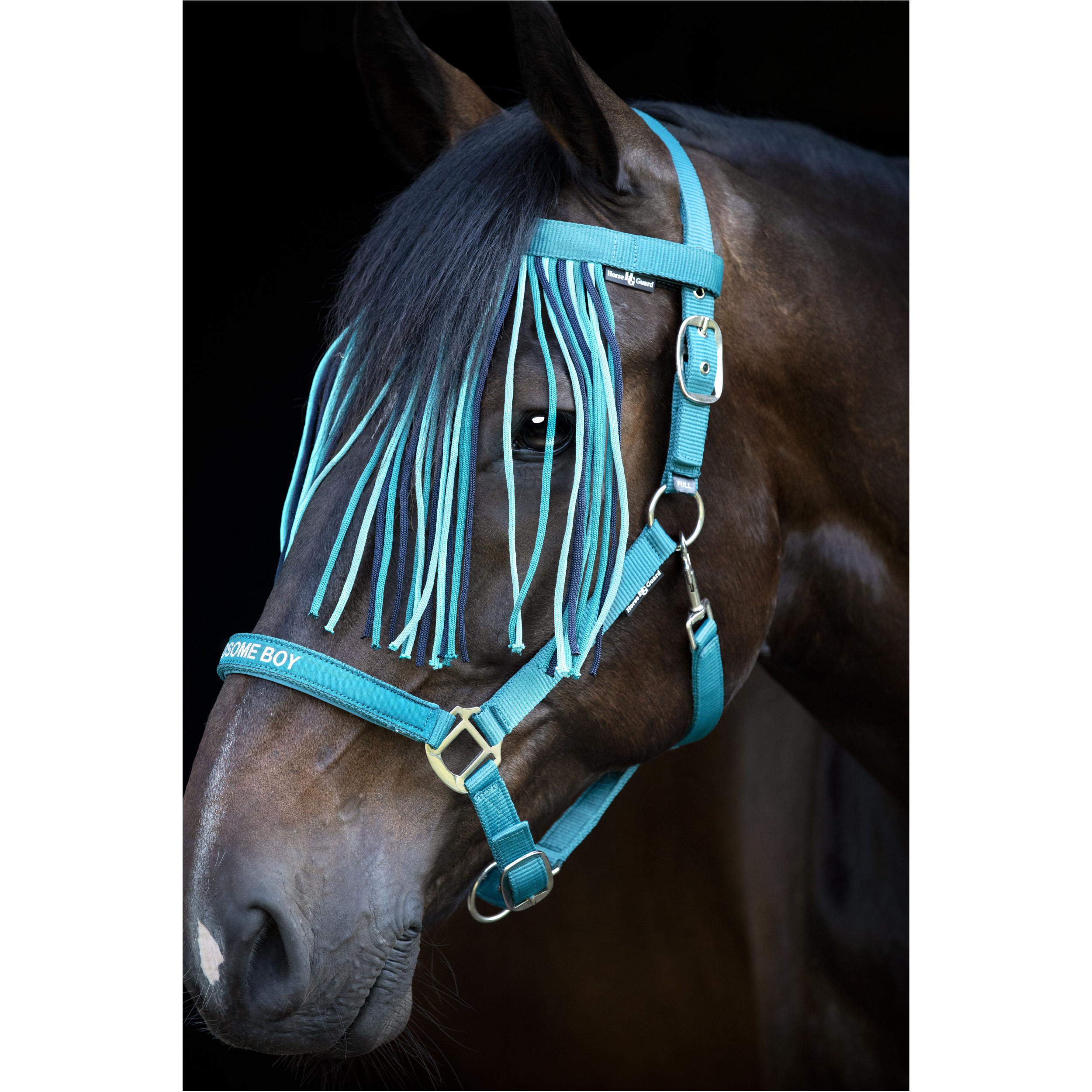 Fliegenstirnband mit Fransen MALVA arctic