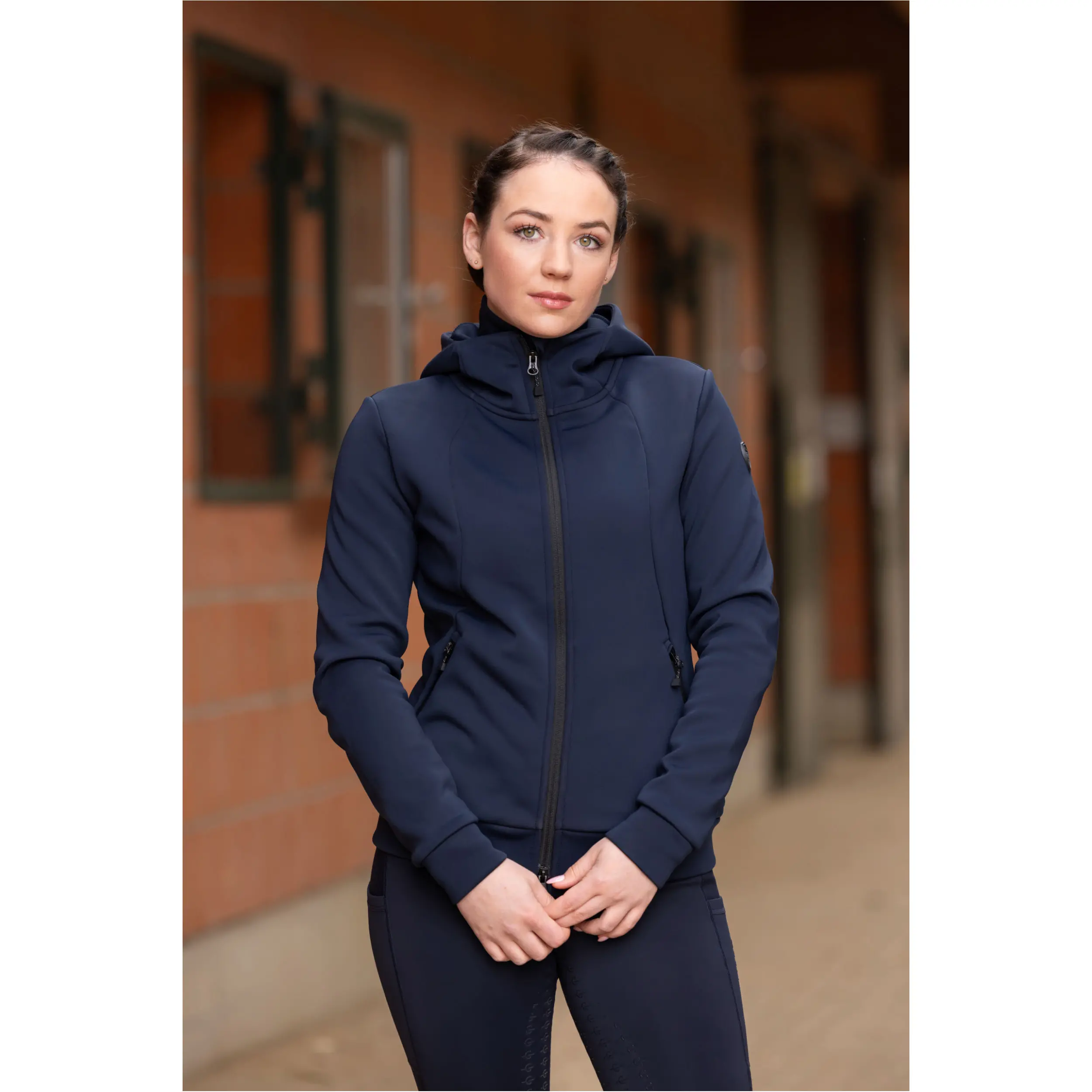 Damen Hoodyjacke H/W 2025 dark navy