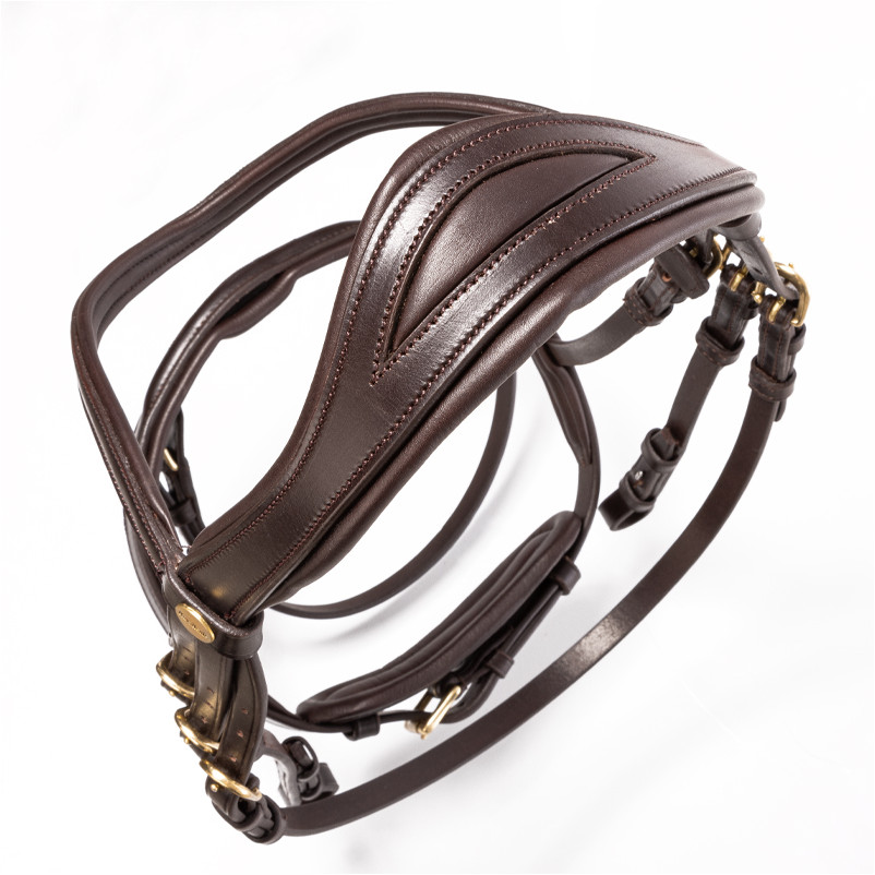 Springtrense englisch kombiniert ROBIN braun/messing