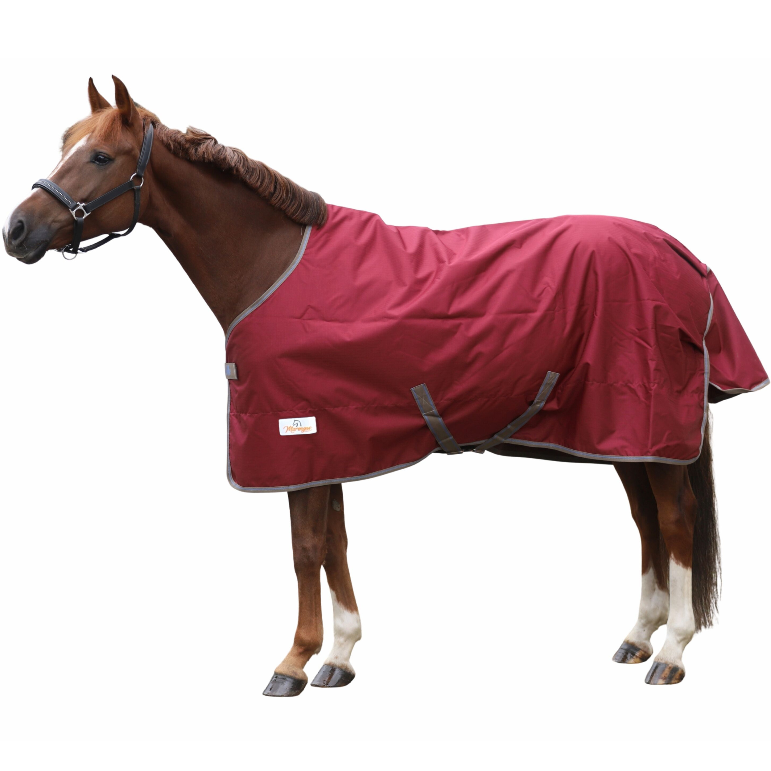 Weidedecke 600D FREEDOM TURNOUT weinrot/beige