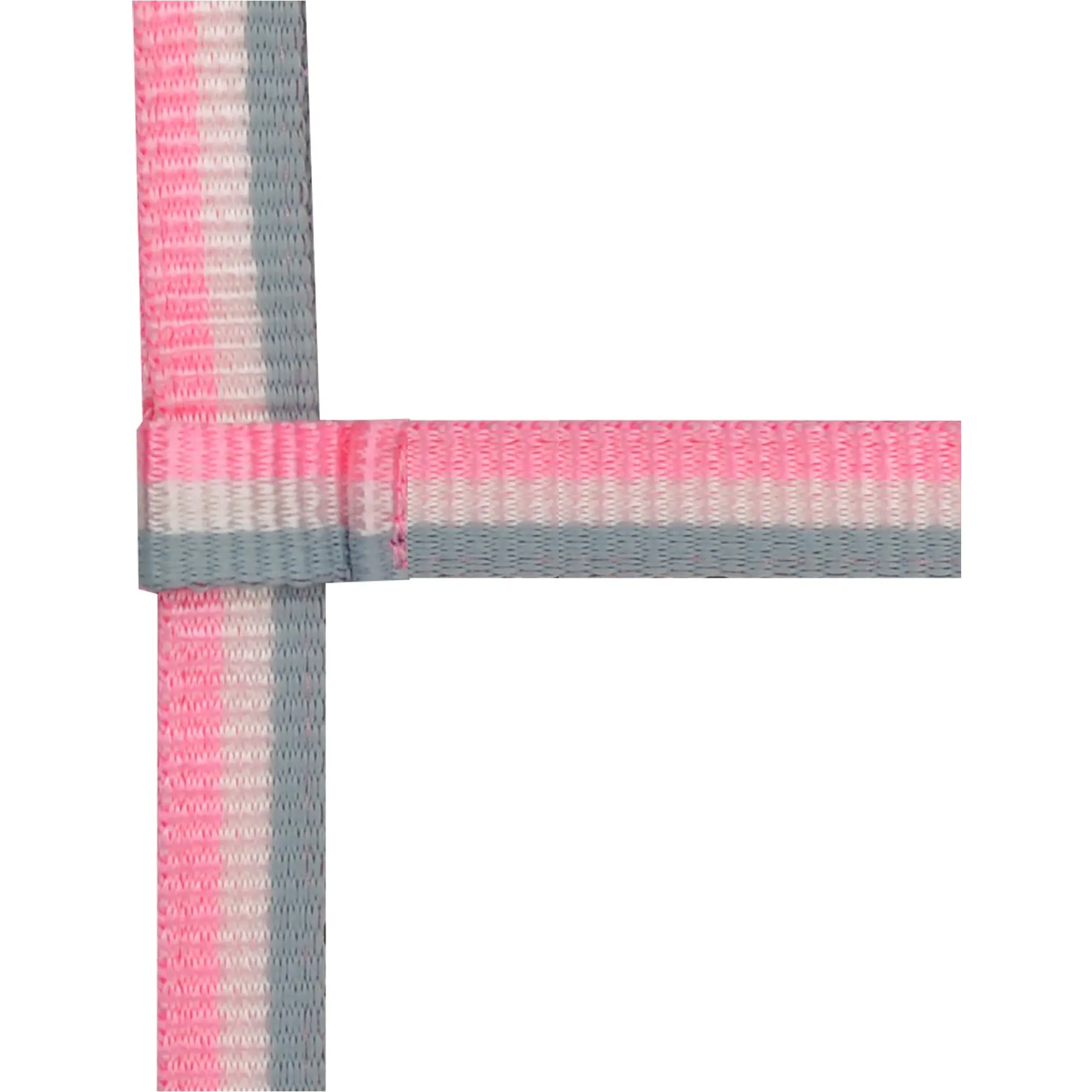 Fohlenhalfter verstellbar grau/weiß/rosa