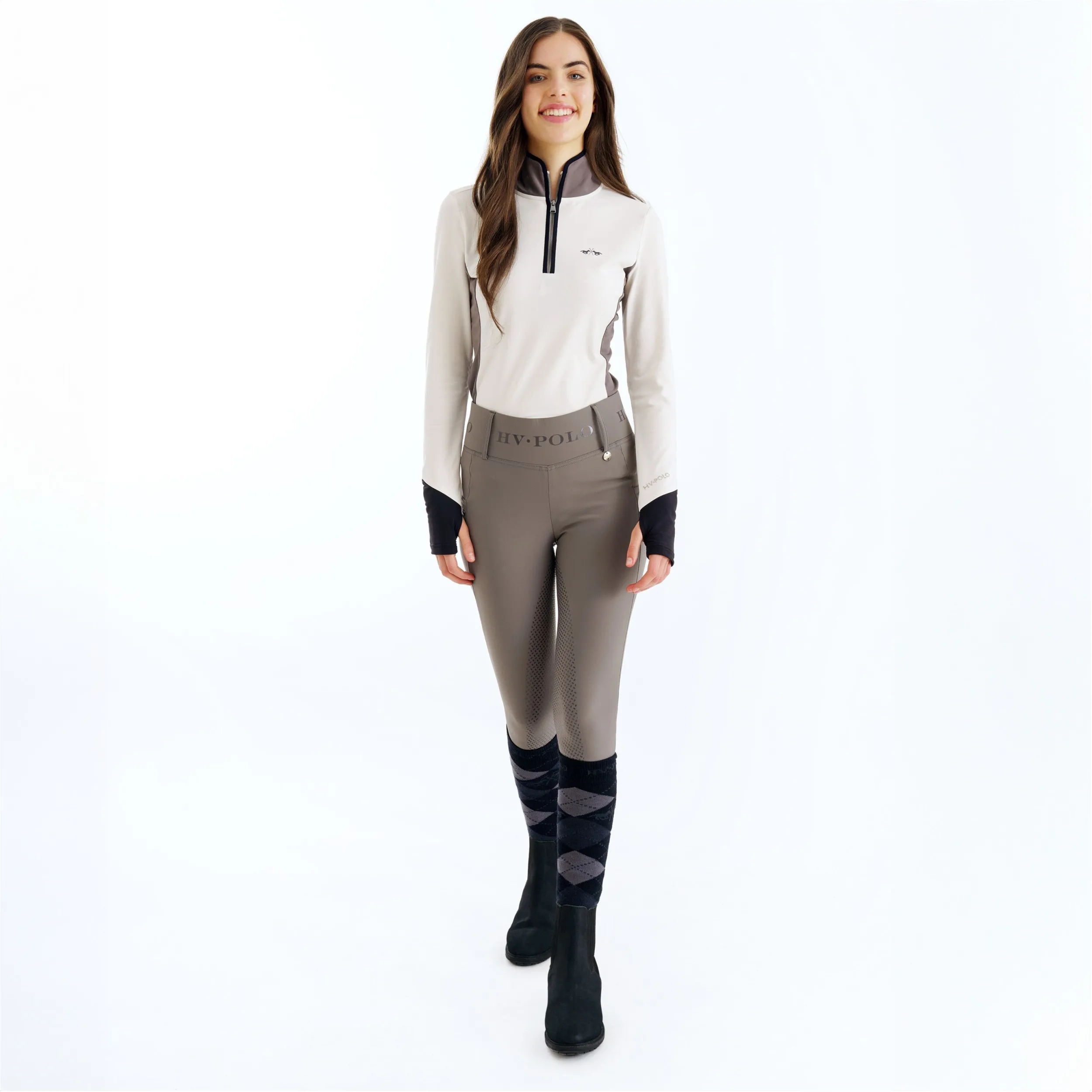 Damen Funktionsshirt HVPLavinia ivory