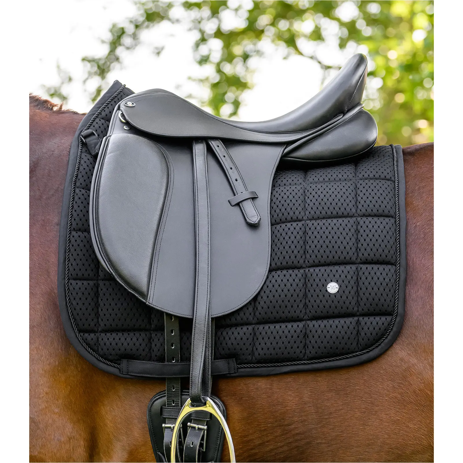 Schabracke BREATH PERFORMANCE schwarz Warmblut