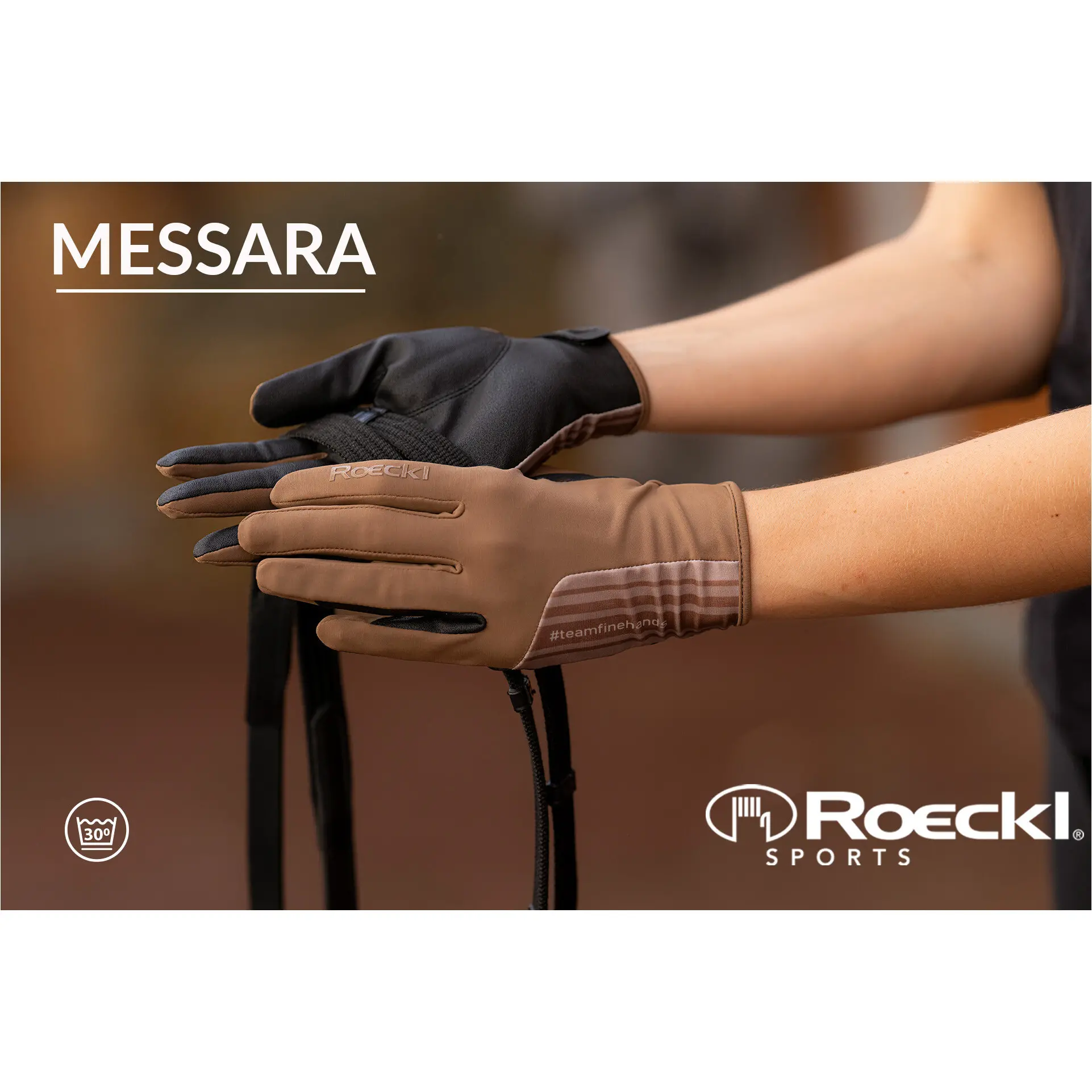 Reithandschuhe MESSARA malt brown