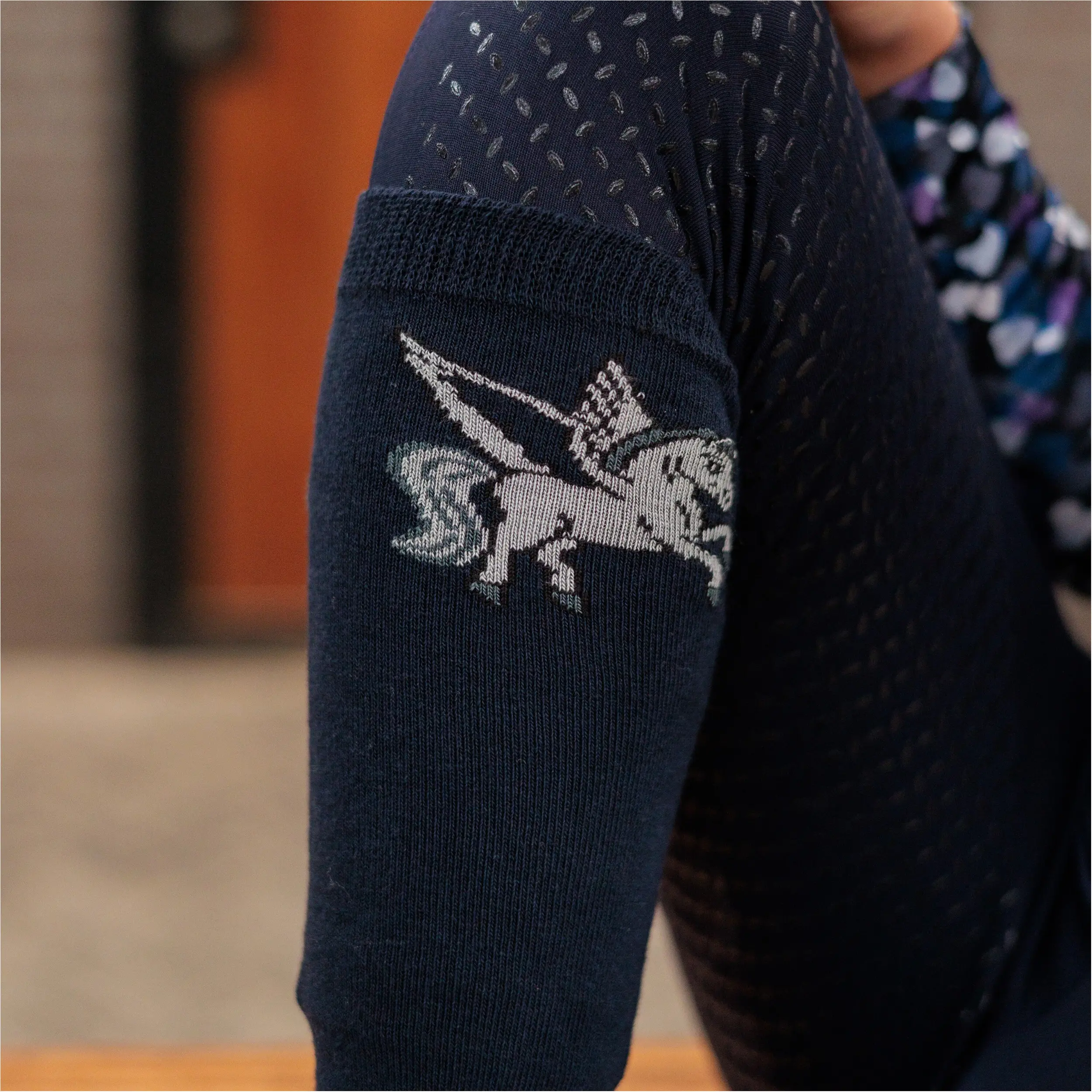 Kinder Reitsocken IRHPegasus navy