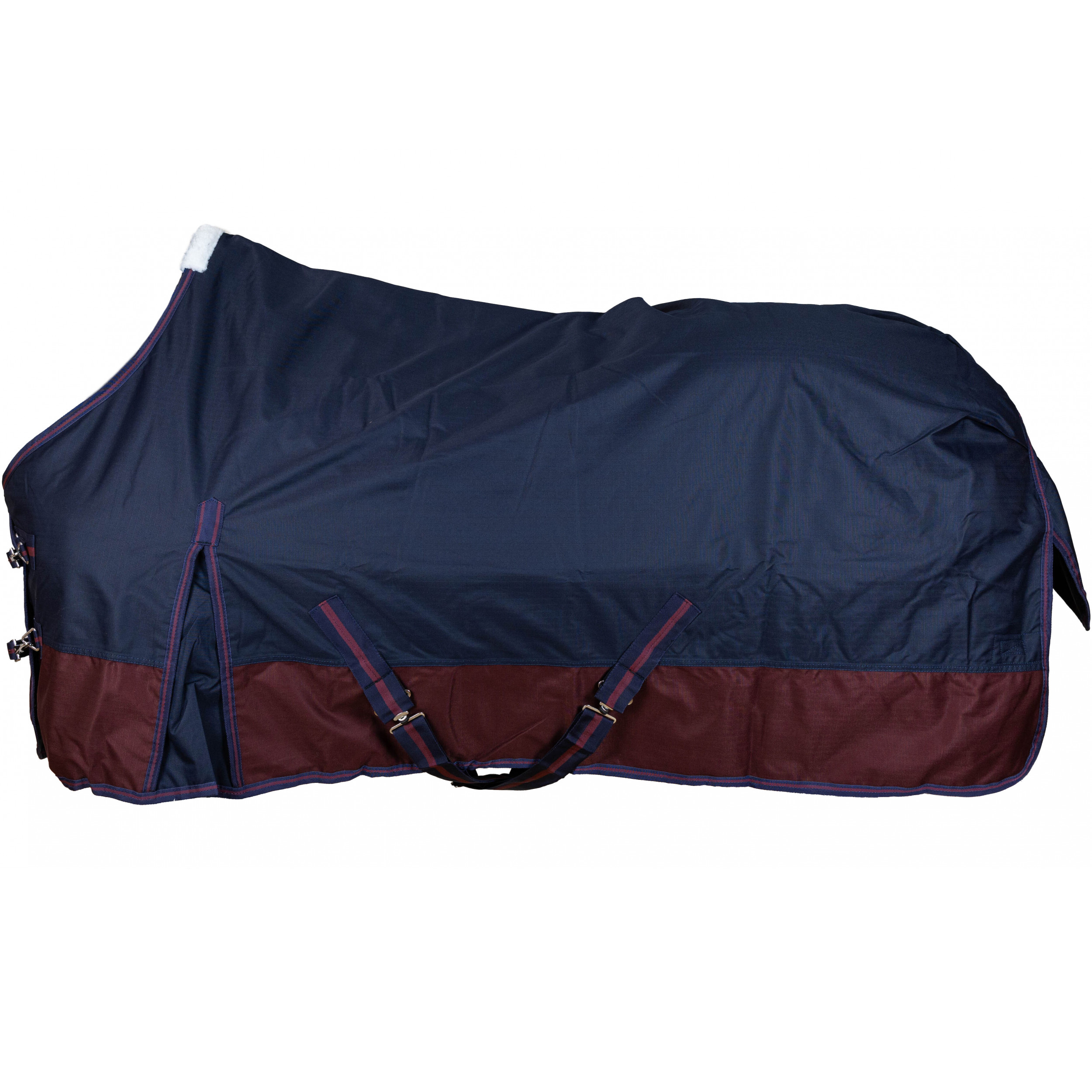 Winterdecke 200g Füllung 600D BASICLINE marine/kastanie
