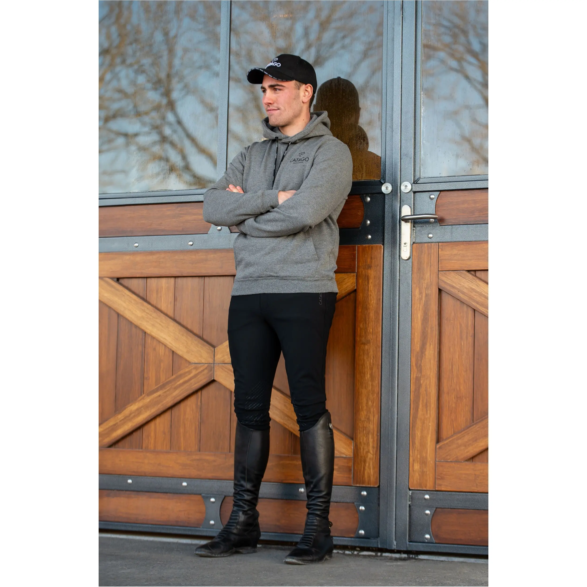 Herren Hoodie ROWAN grau
