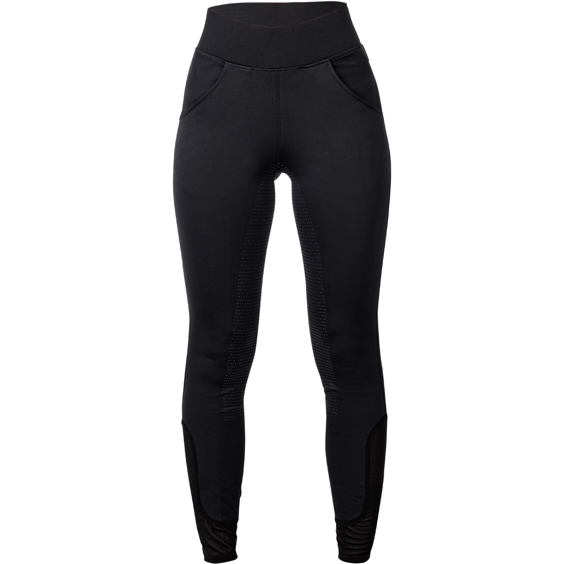 Damen Reitleggings Silikon Vollbesatz TAMMY schwarz