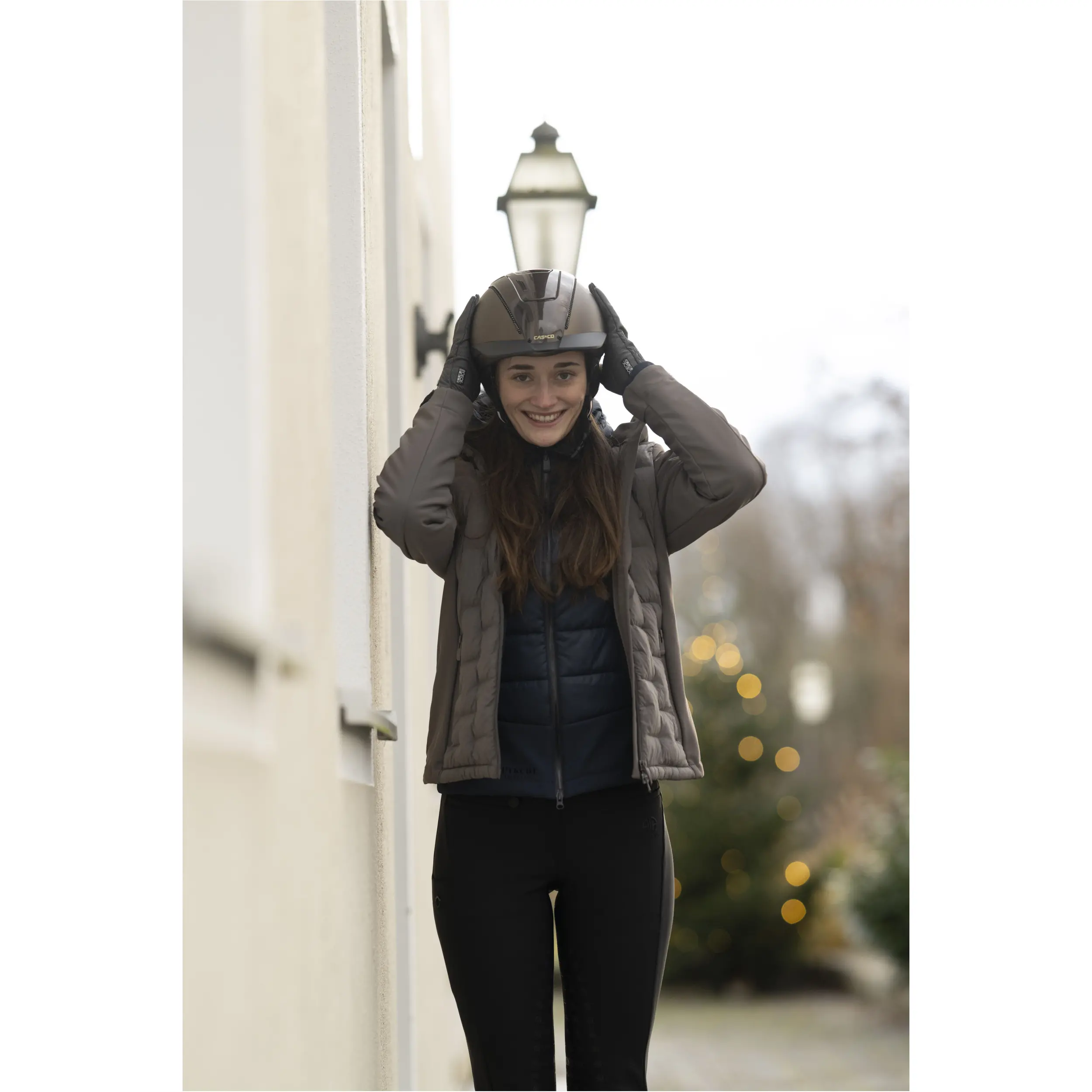 Winter Reithandschuhe MALTA anthrazit/silber