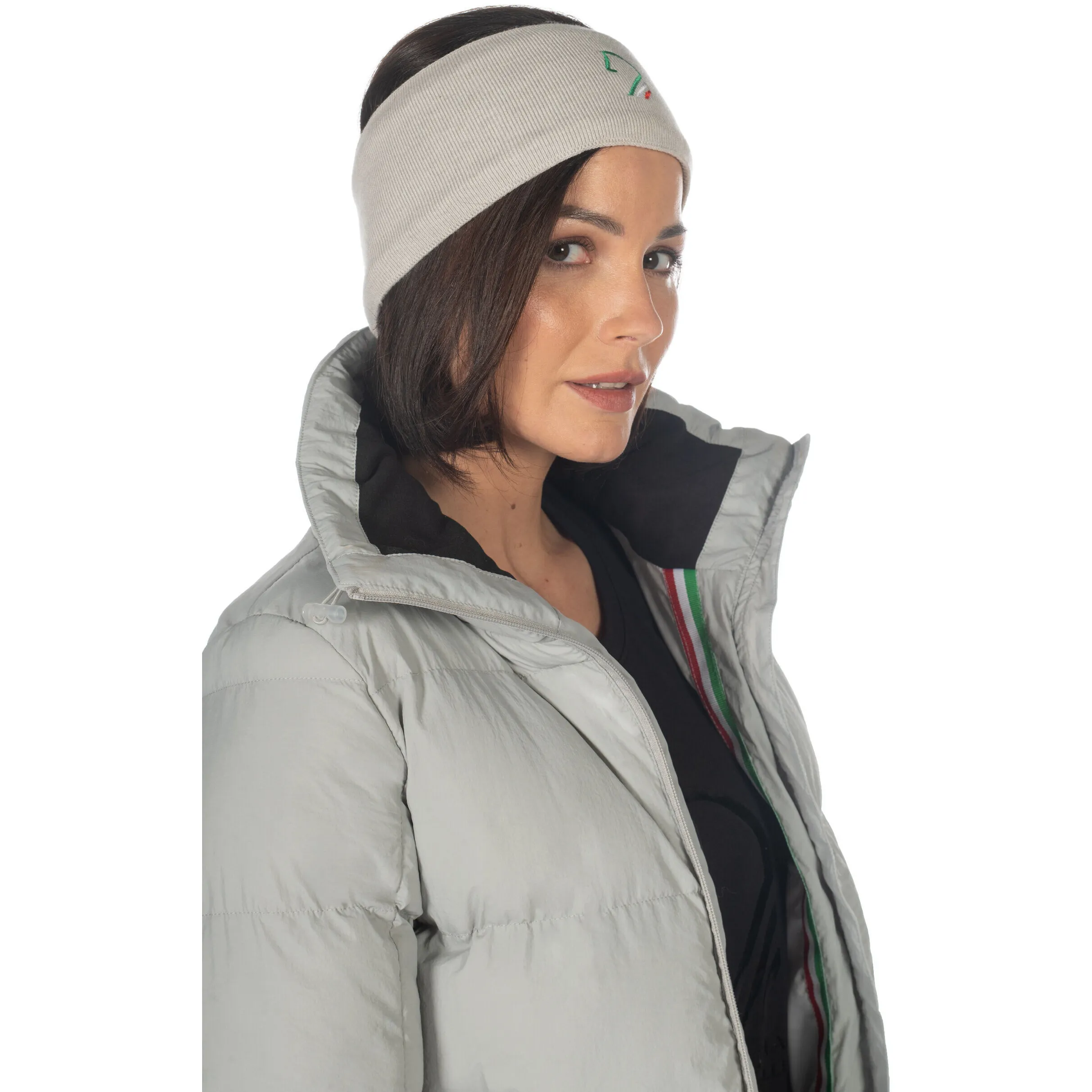 Winter Stirnband LIVIGNO steingrau