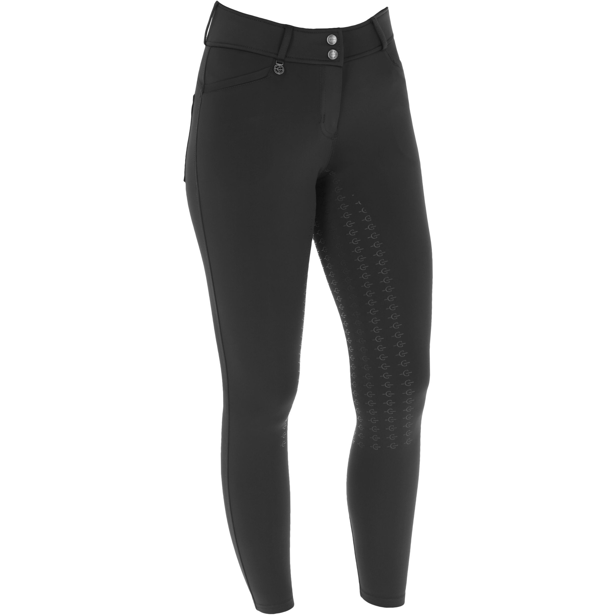 Damen Reithose Silikon Vollbesatz COMPRESSION F/S 2025 black