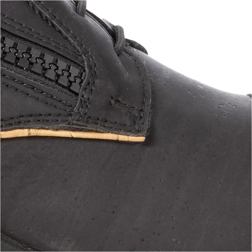 Stiefelette CORTICA Vegan Kork schwarz