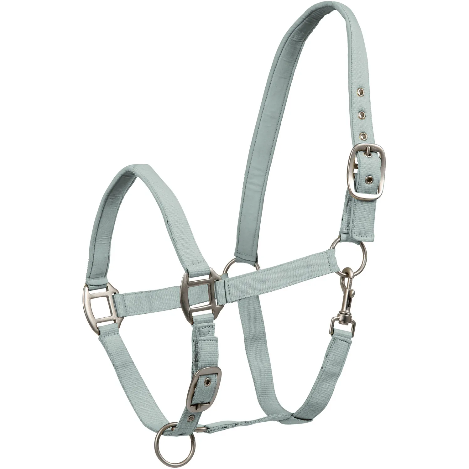 Halfter SATIN silberblau