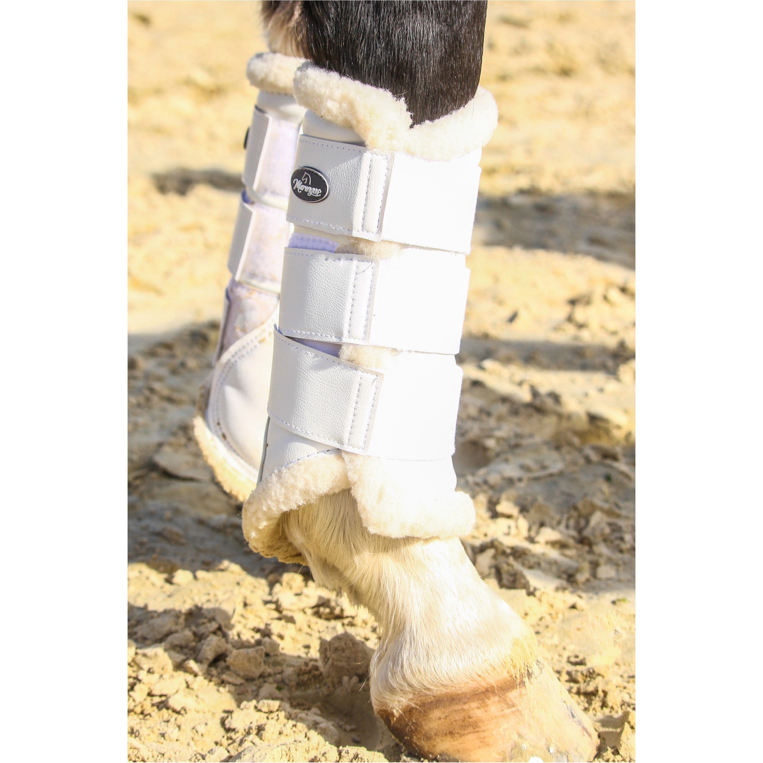 Dressurgamaschen Soft COMFORT weiß