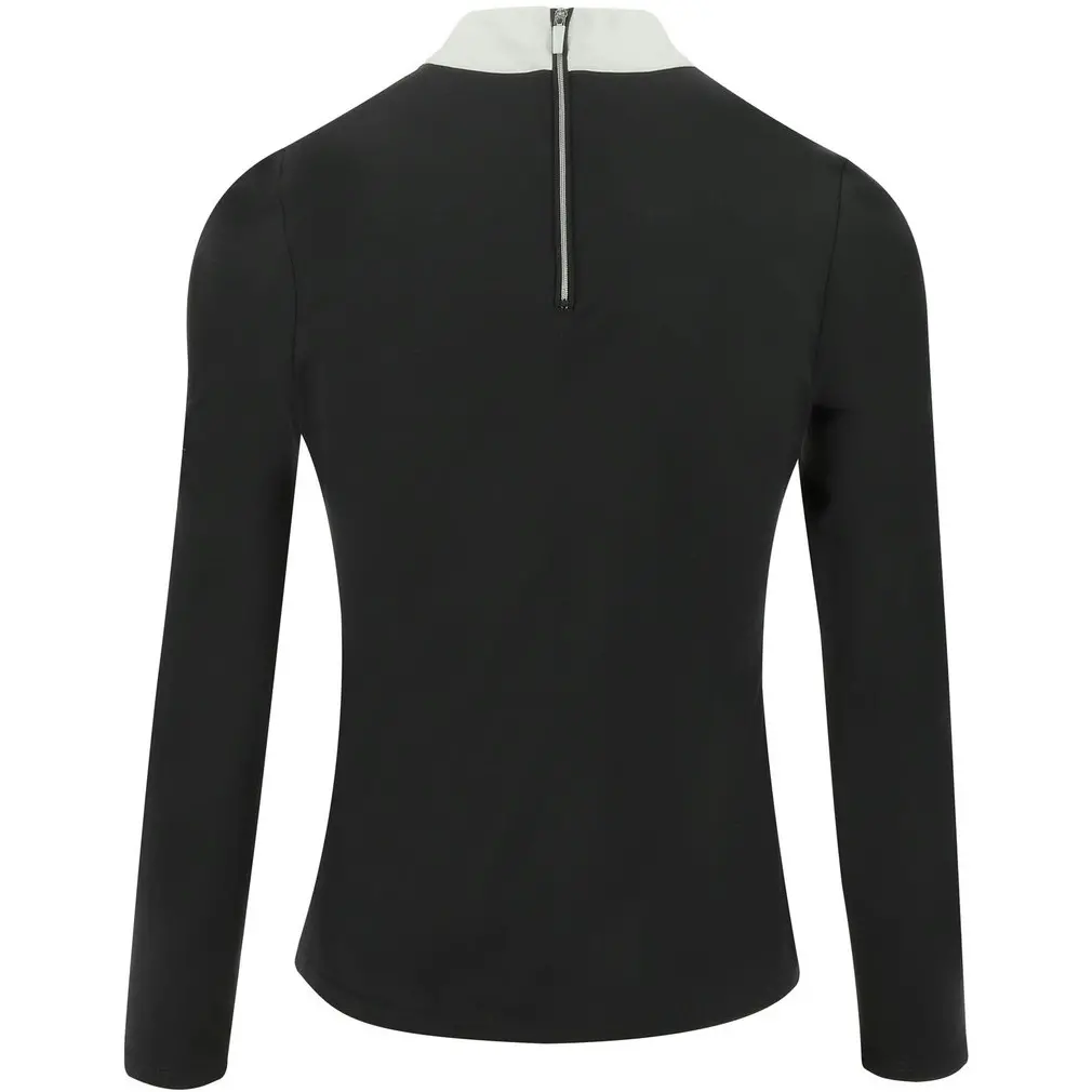 Damen Turniershirt Langarm VALENCIA schwarz