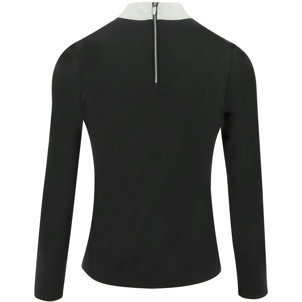 Damen Turniershirt Langarm VALENCIA schwarz