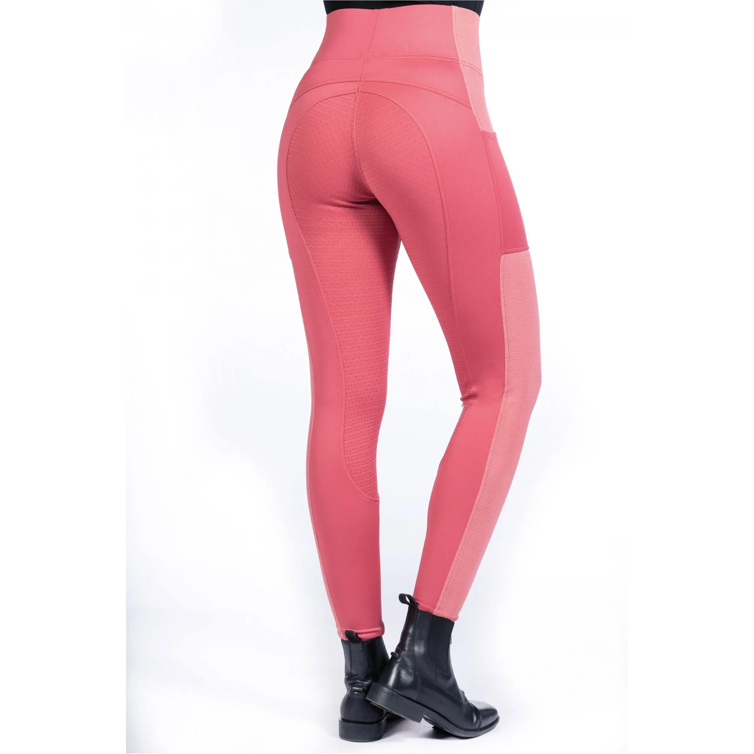 Damen Reitleggings Silikon Vollbesatz MESH STYLE himbeere Damen Reitleggings Silikon Vollbesatz MESH STYLE himbeere