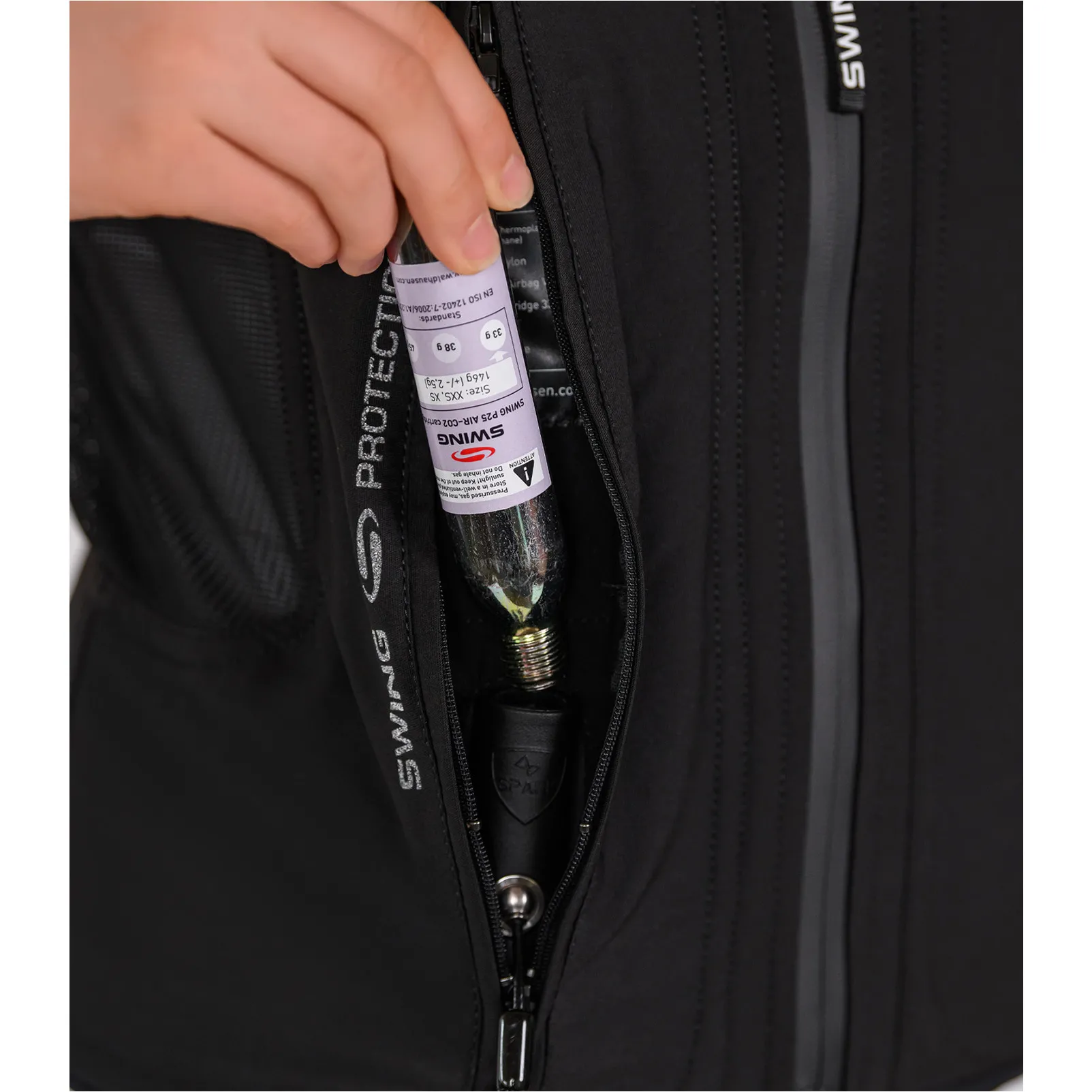 Airbag-Weste P25 AIR schwarz
