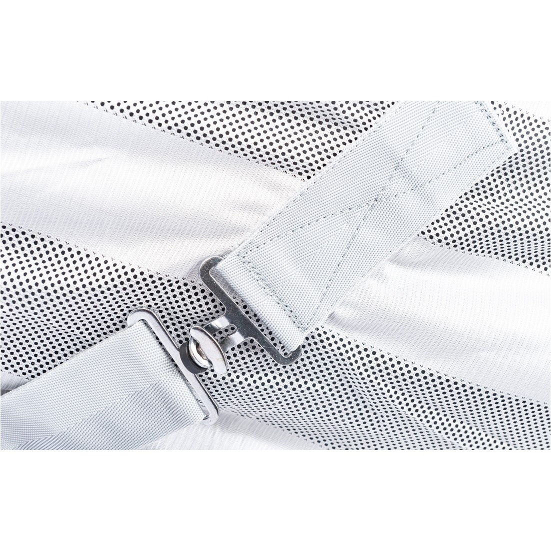 Fliegendecke mit Kreuzgurt BASICLINE silber