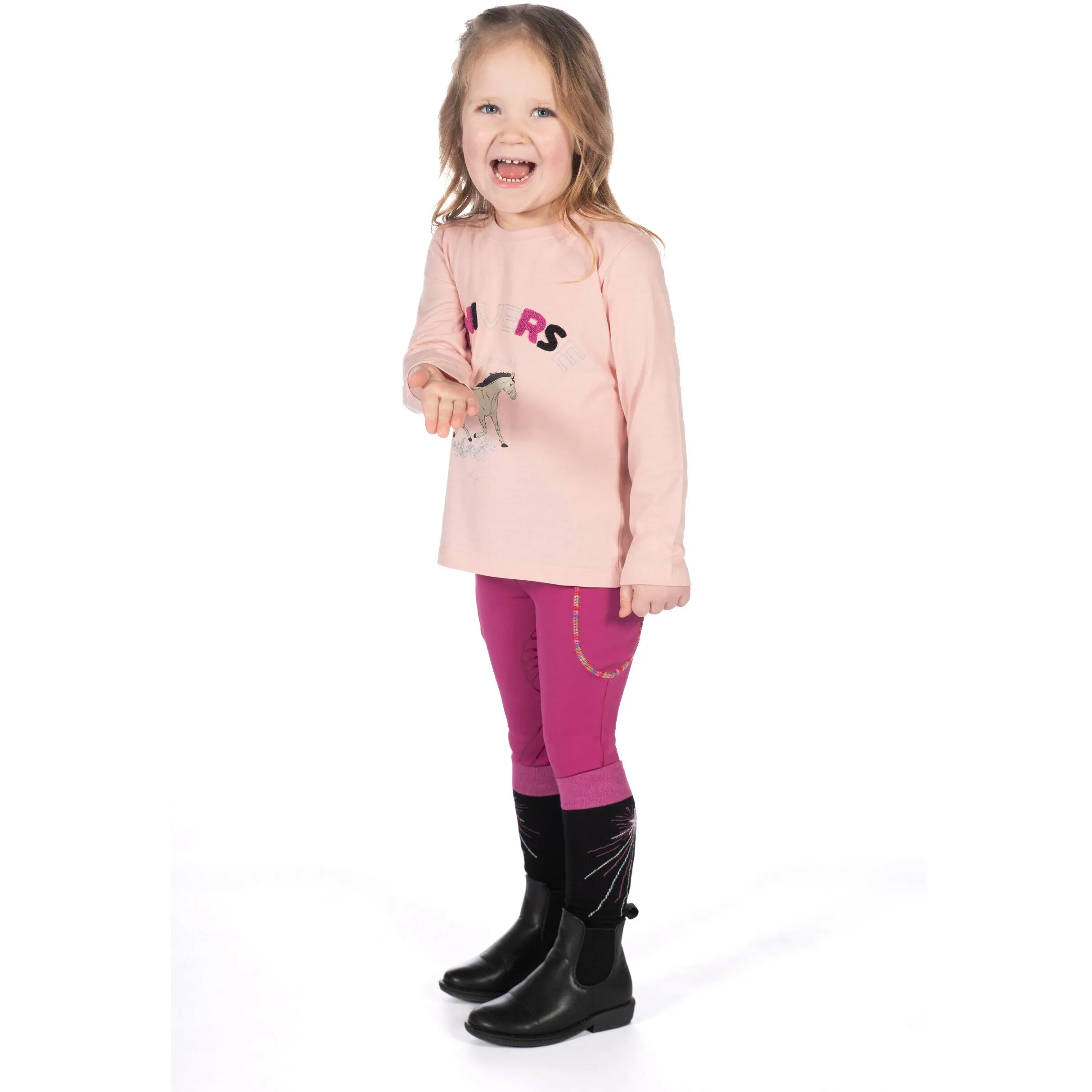 Kinder Langarmshirt POLLY rosa