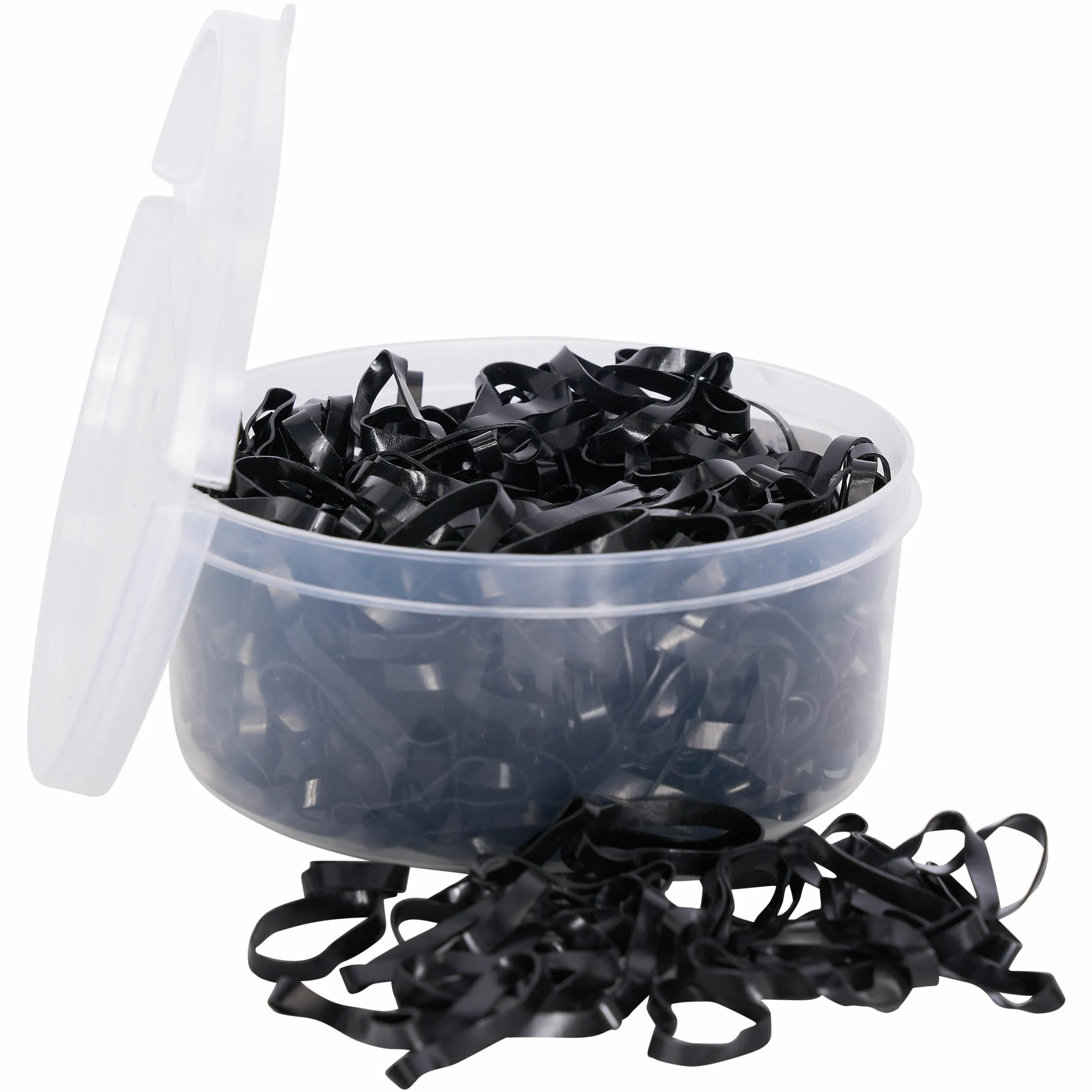 Einflechtgummis extra breit und weich IRH black