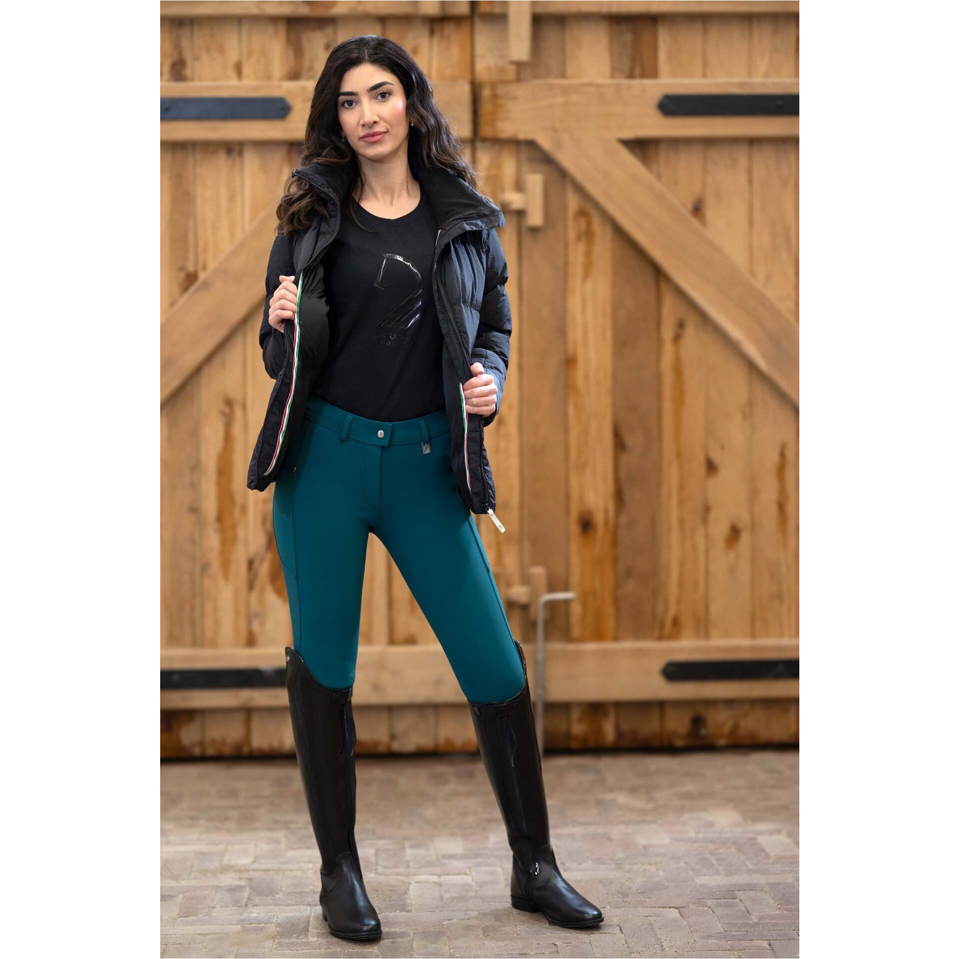 Damen Steppjacke LIVIGNO schwarz