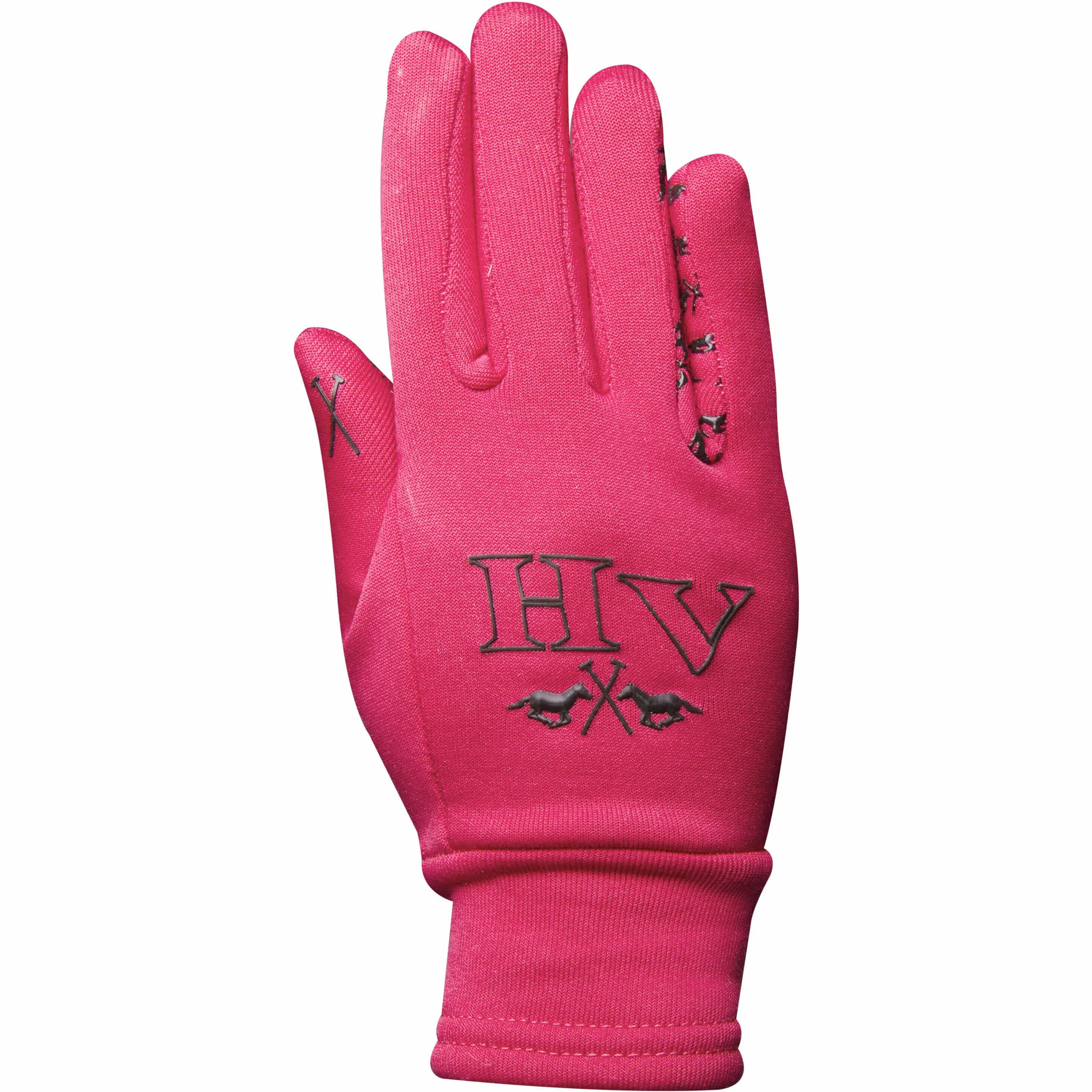 Winter Damen Reithandschuhe fuchsia