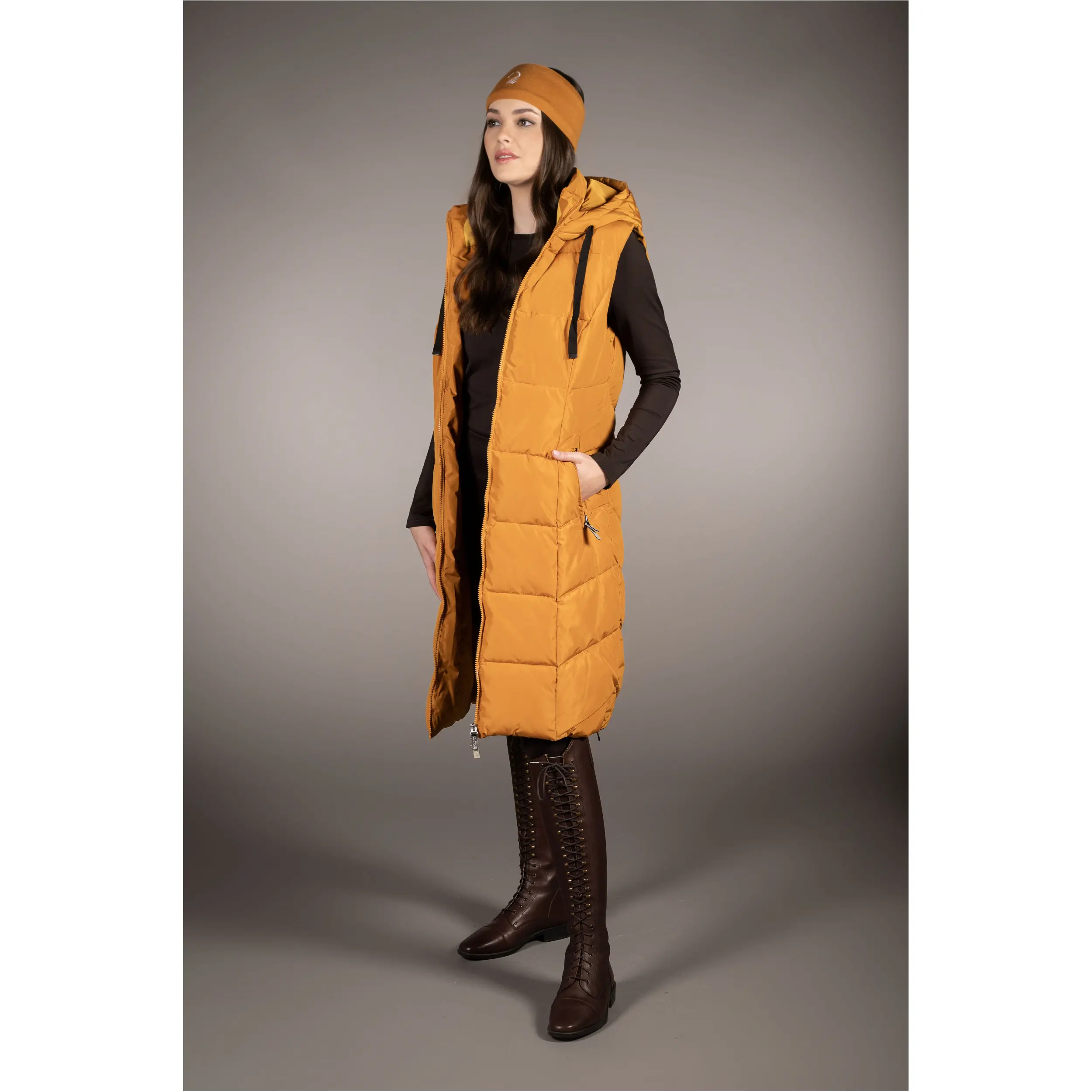 Damen Langweste AREZZO senf Damen Langweste AREZZO senf