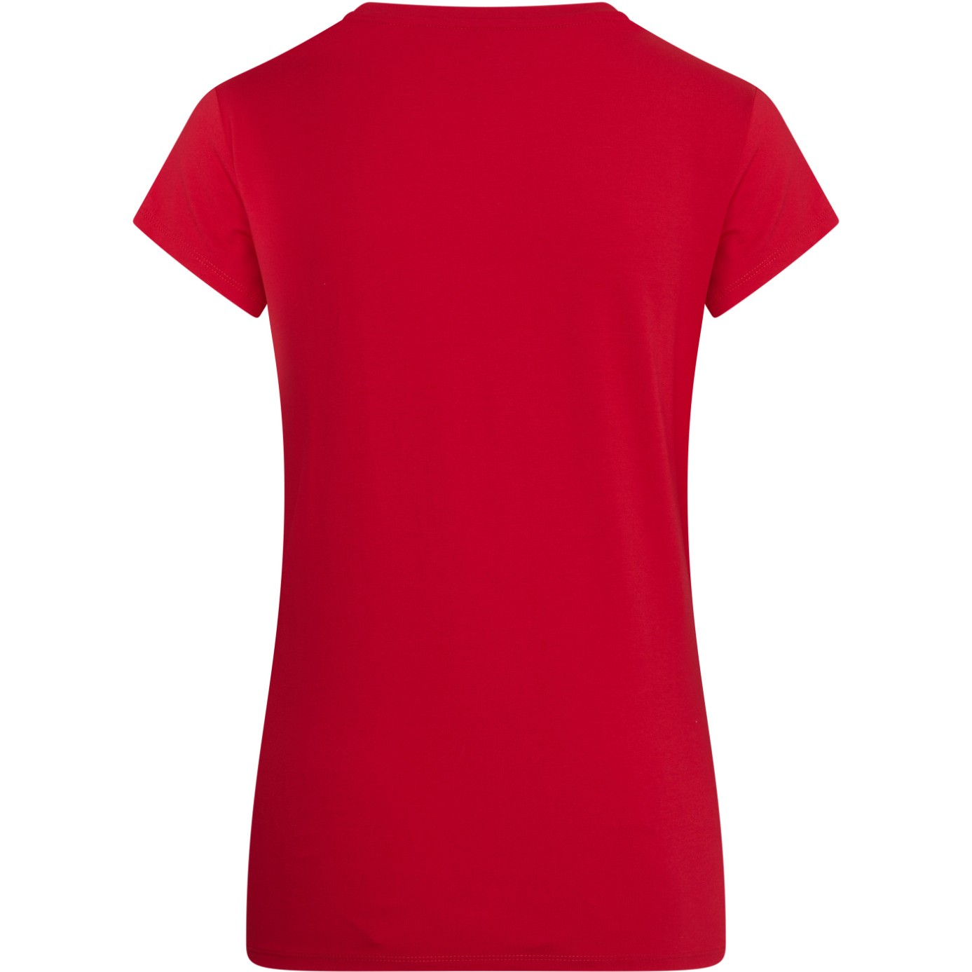 Damen T-Shirt IRHPreppy Star tango rot