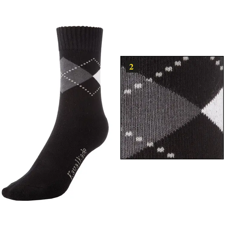 KavalSocks SHORTIES kurz 2-schwarz/anthrazit-weiß