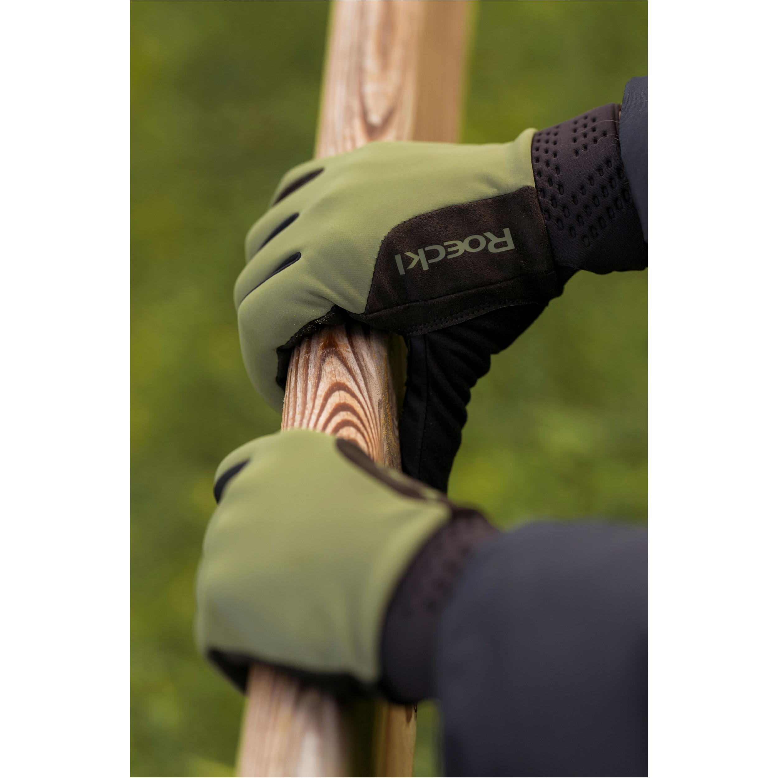 Winter Reithandschuhe WOLFACH olive reflect