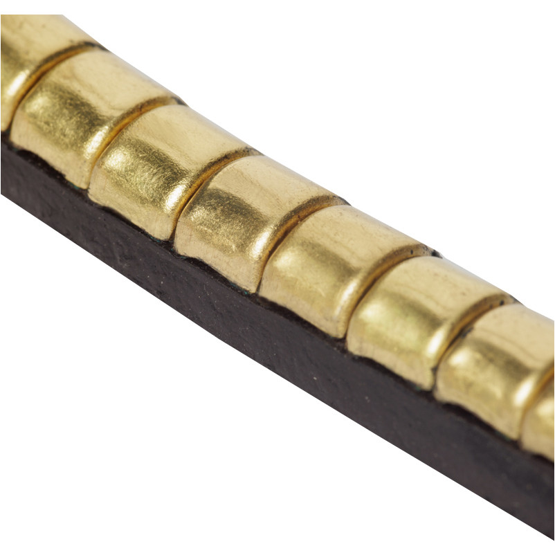 Stirnband CLINCHESSA braun/messing Stirnband CLINCHESSA braun/messing