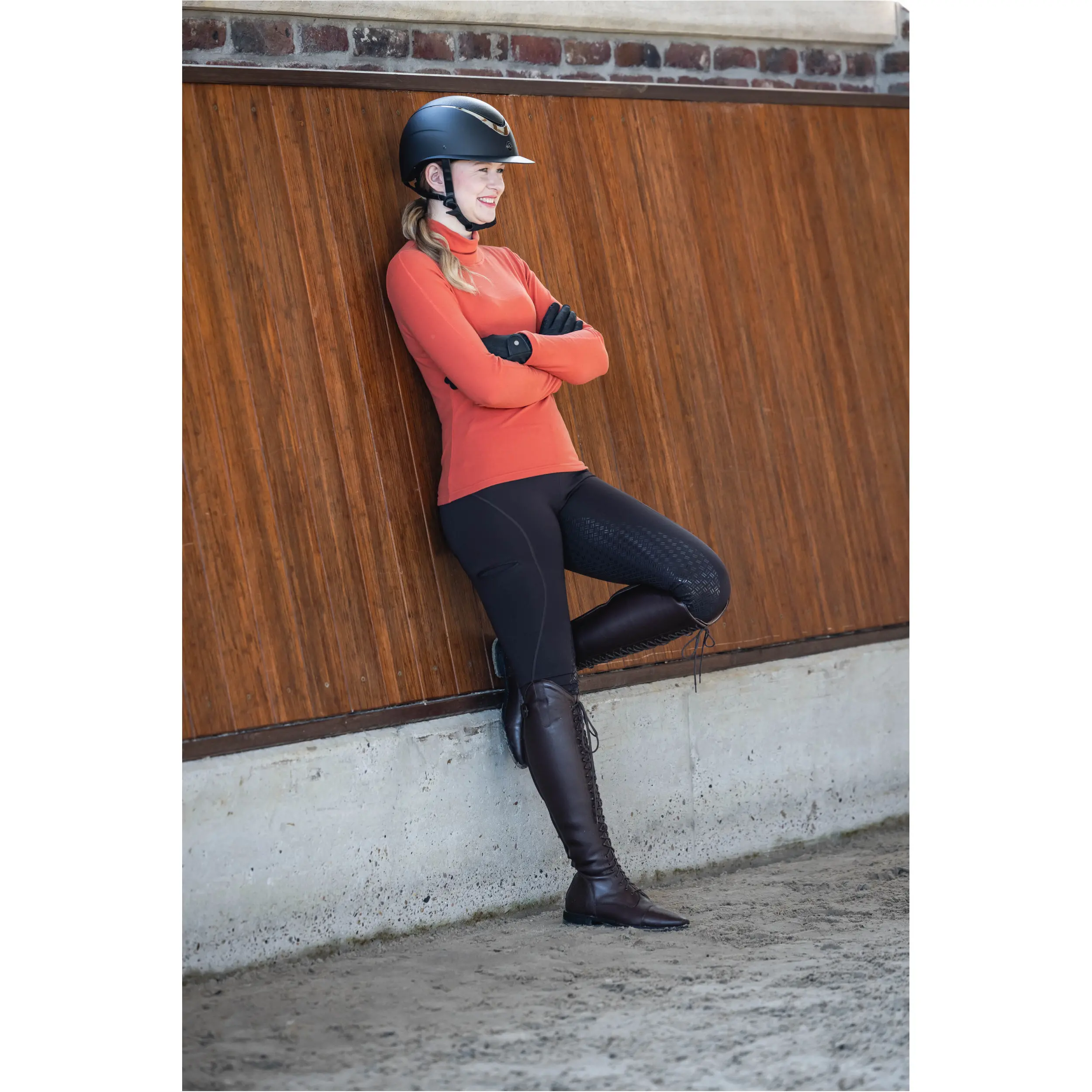 Damen Rollkragenshirt EVA kupfer Damen Rollkragenshirt EVA kupfer