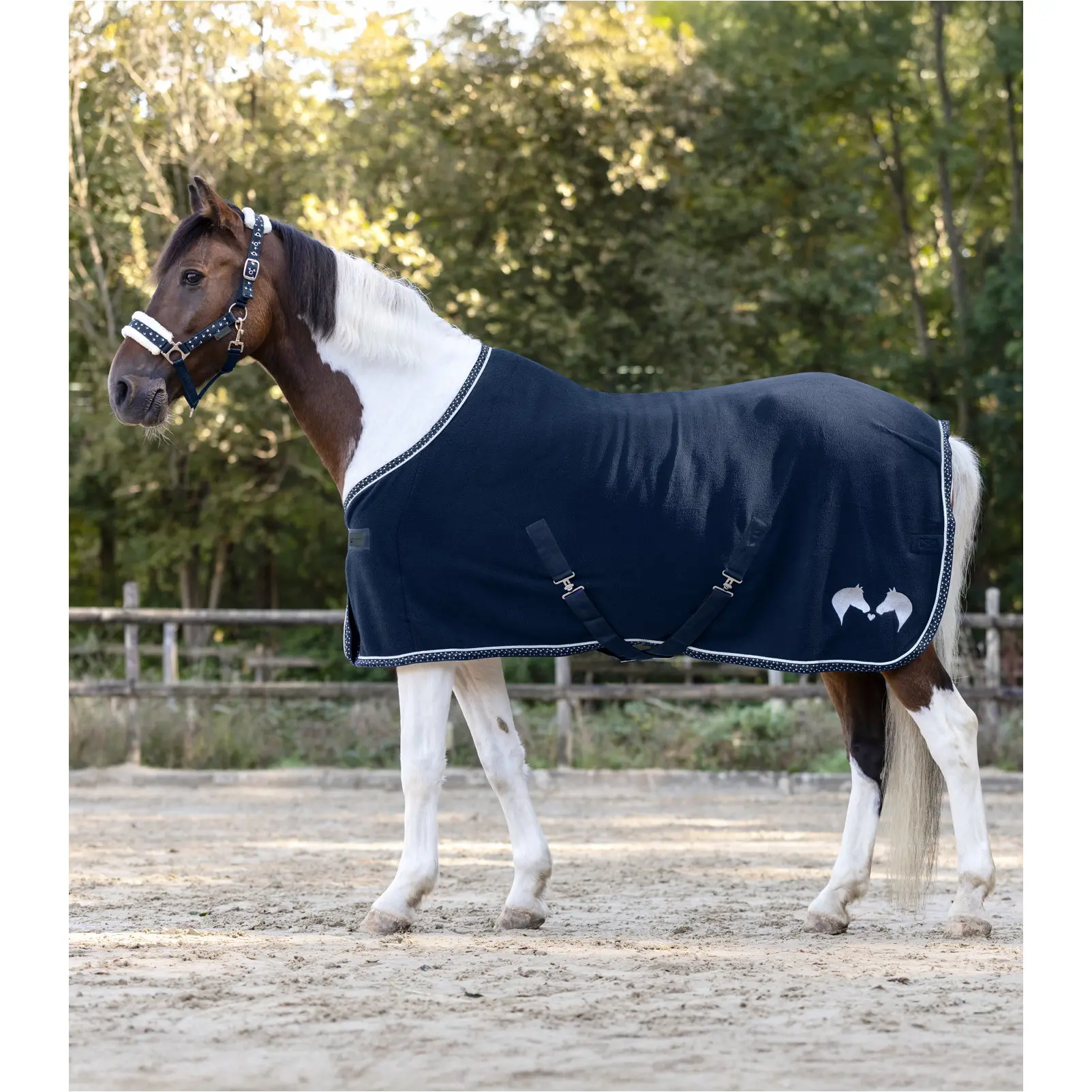 Abschwitzdecke LUCKY nachtblau