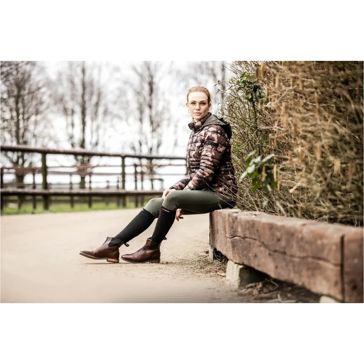Reitstiefeletten FLORENTINA FZ Echtleder braun