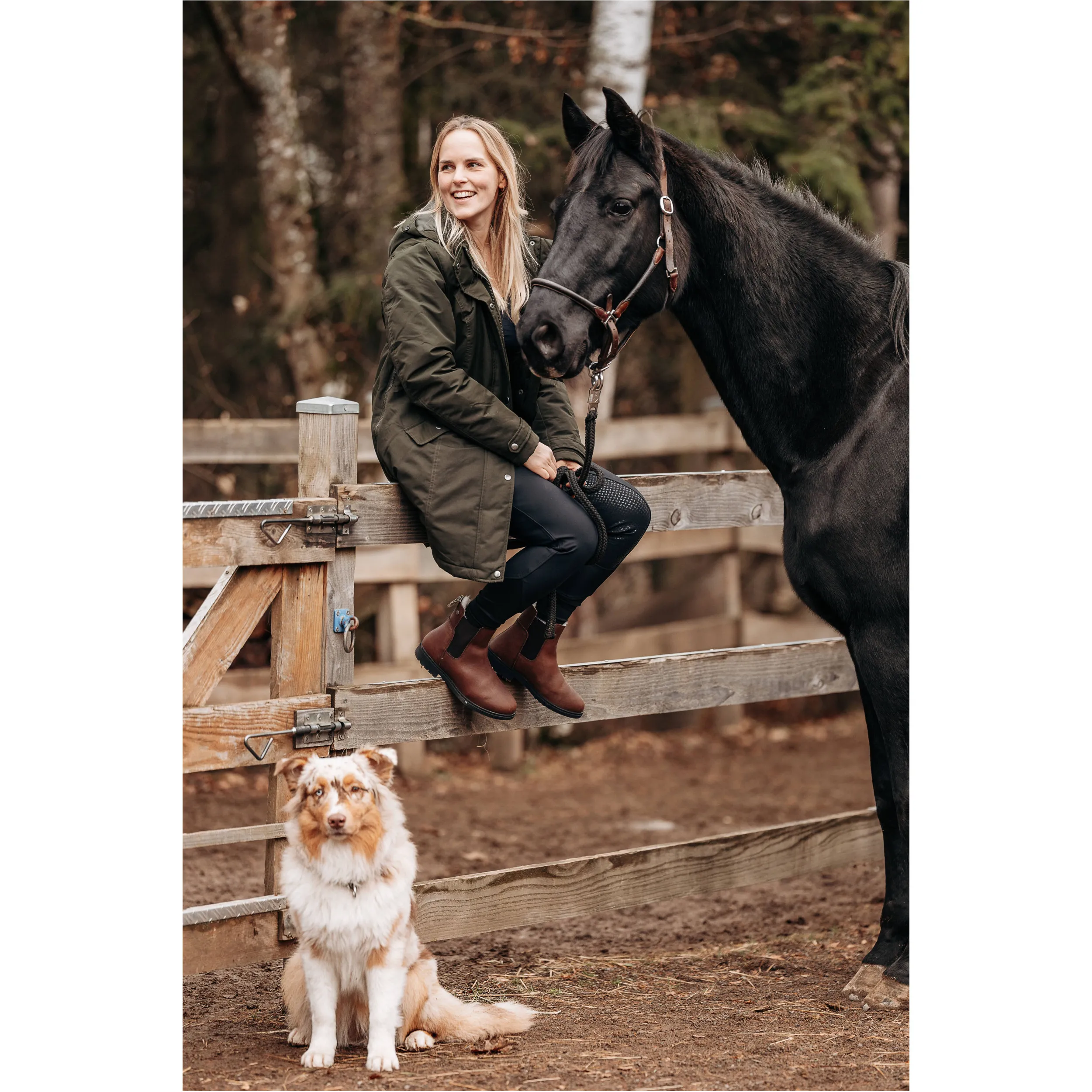Damen Thermo Reithose Silikon Vollbesatz DryRide CLASSIC BREECHES schwarz
