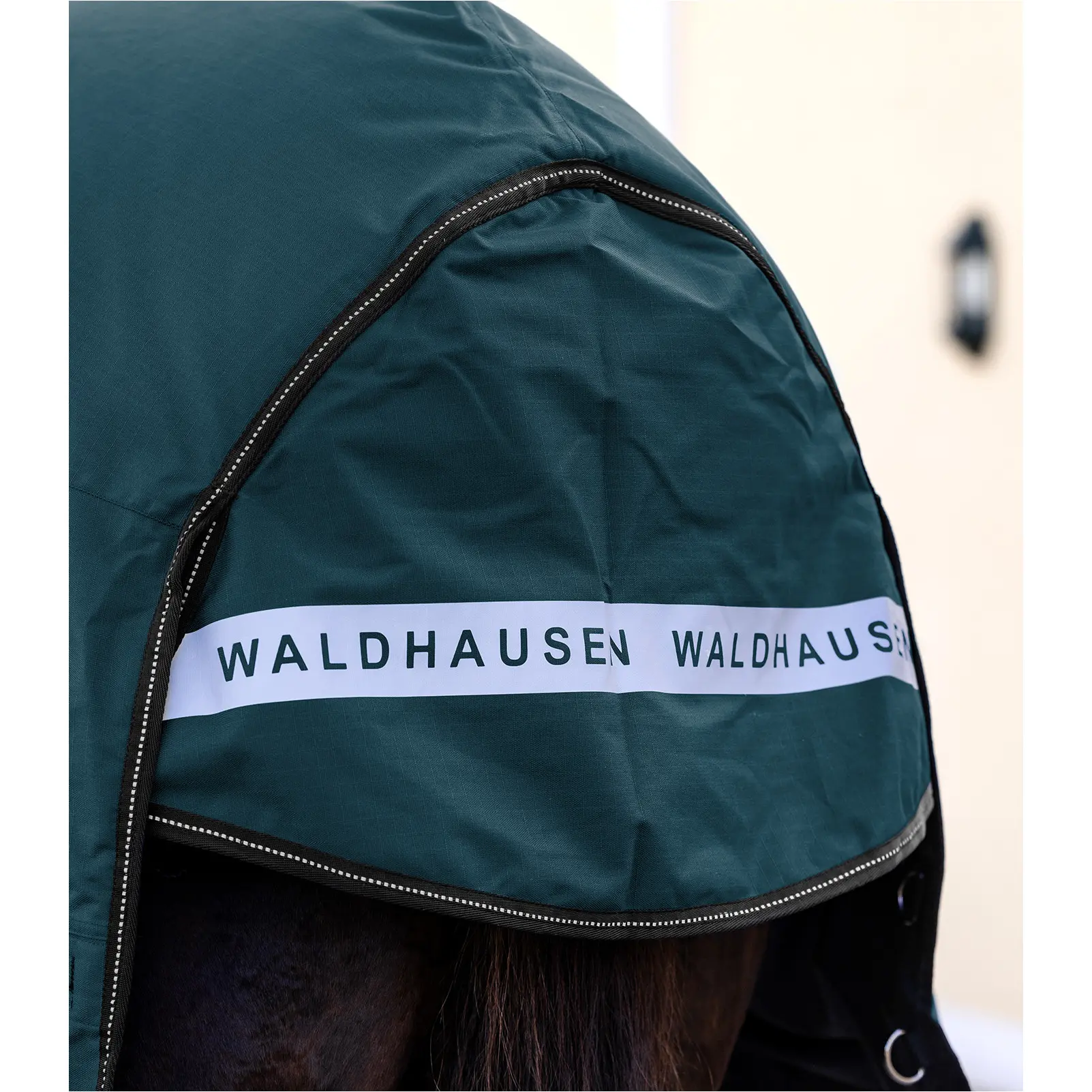 Outdoordecke High Neck 200g Füllung 600D ARCTIC petrolblau