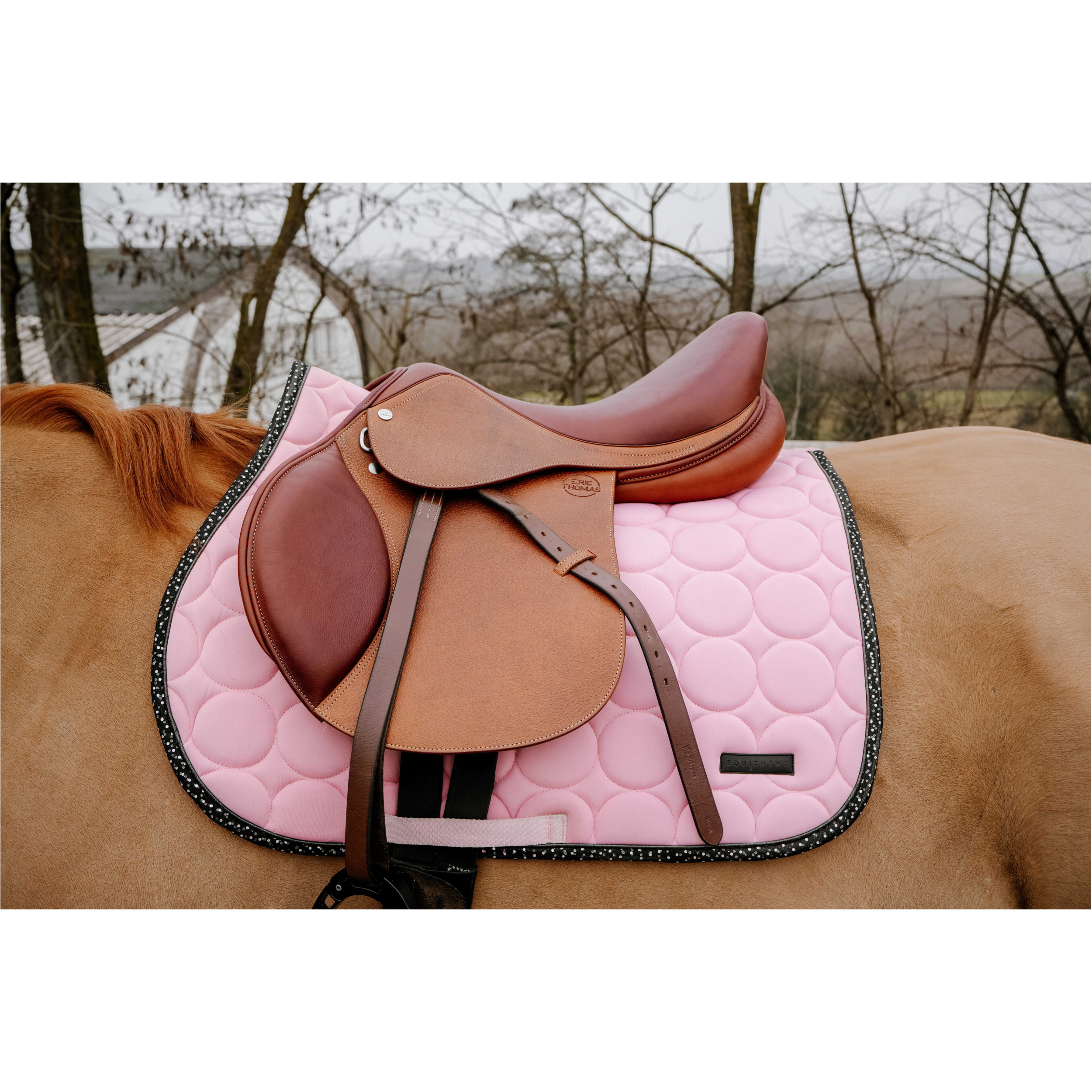 Schabracke DISCO antique pink Warmblut Vielseitigkeit