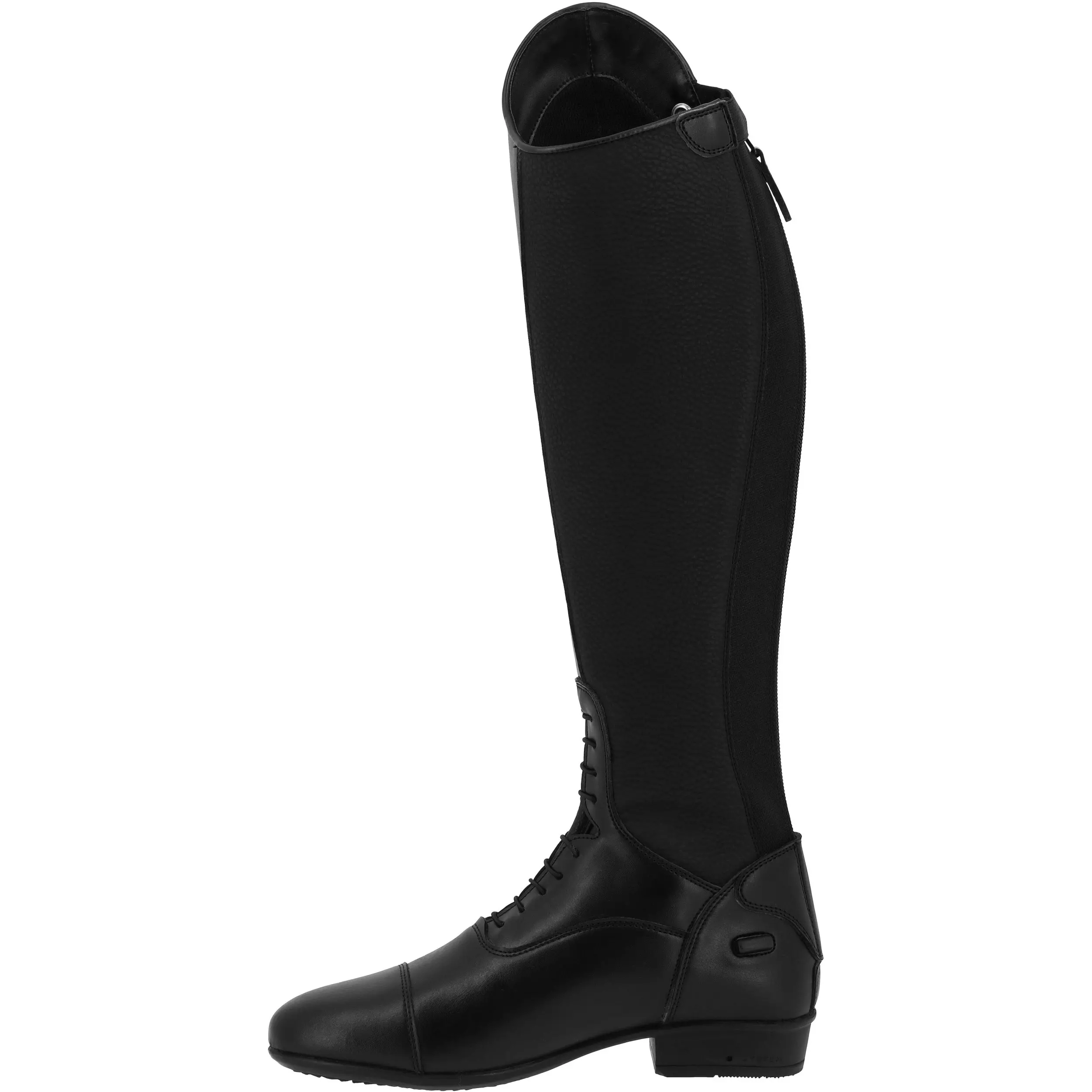 Reitstiefel Kunstleder schwarz