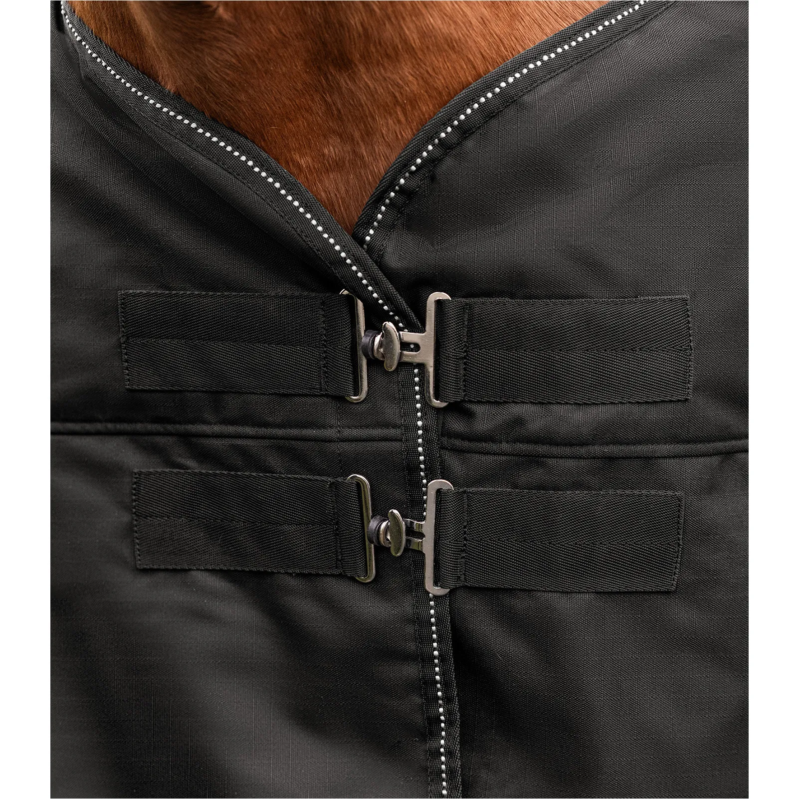 Outdoordecke High Neck 200g Füllung 600D NORDIC schwarz