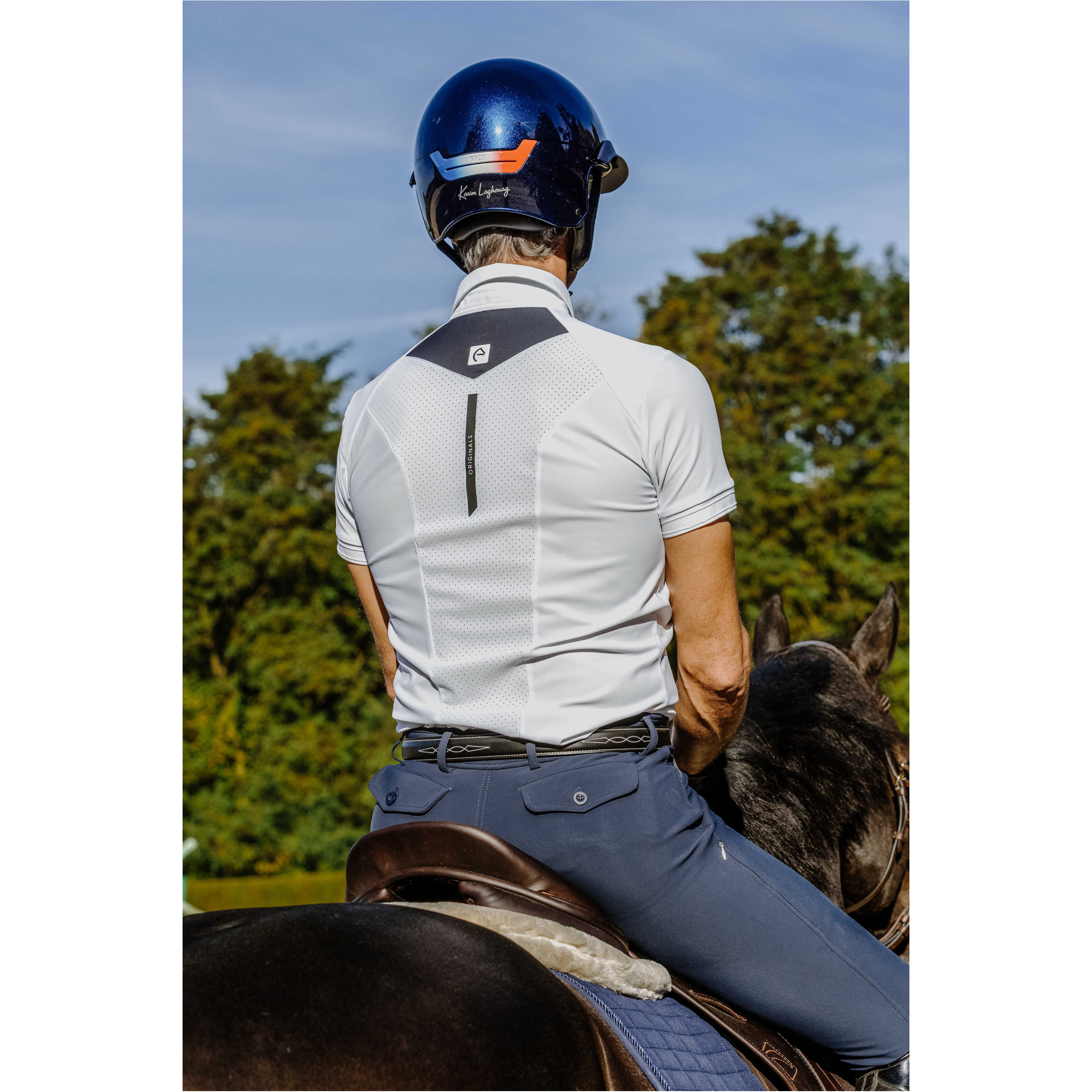 Herren Turnierpolo CHRIS weiß