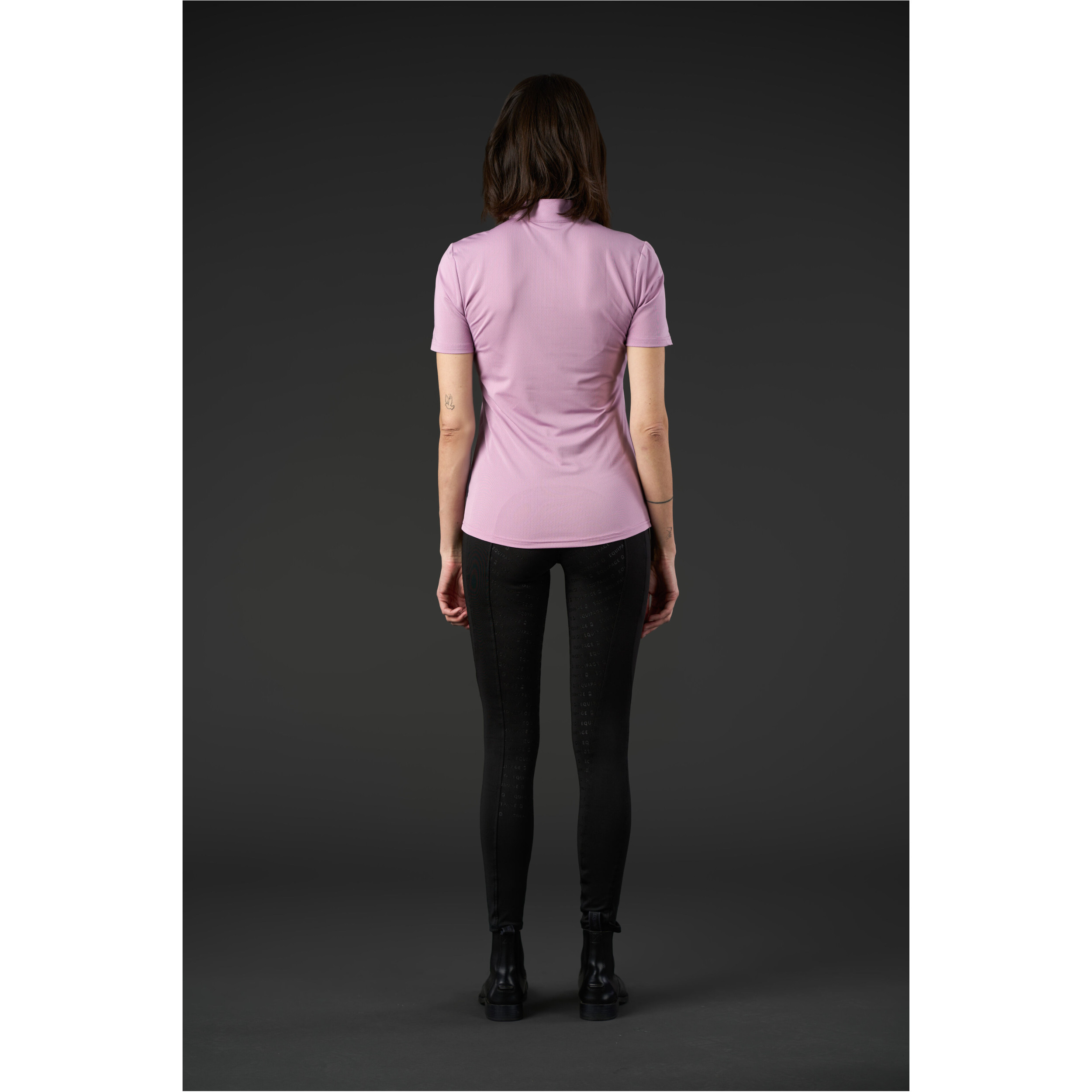 Damen Turniershirt Half-zip HASTY lavender