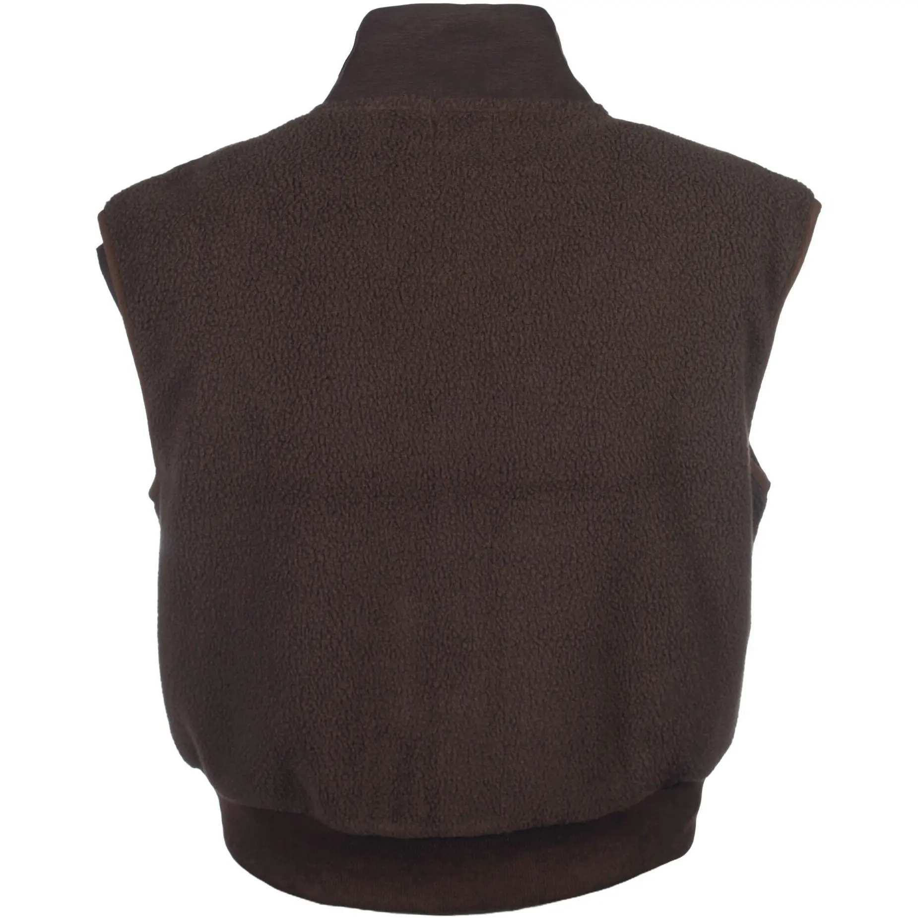 Winter Damen Weste AREZZO TEDDY dunkelbraun