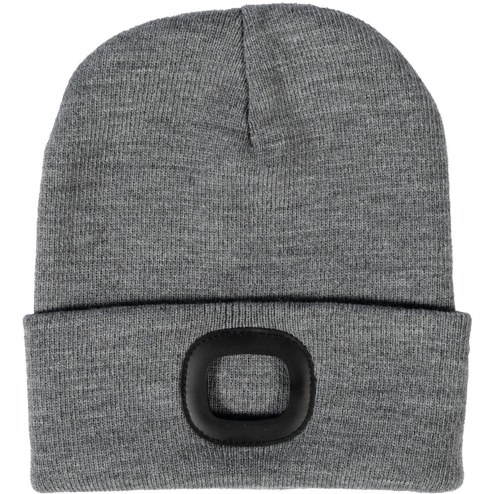 Winter Strickmütze mit Licht HONEY grau meliert Winter Strickmütze mit Licht HONEY grau meliert