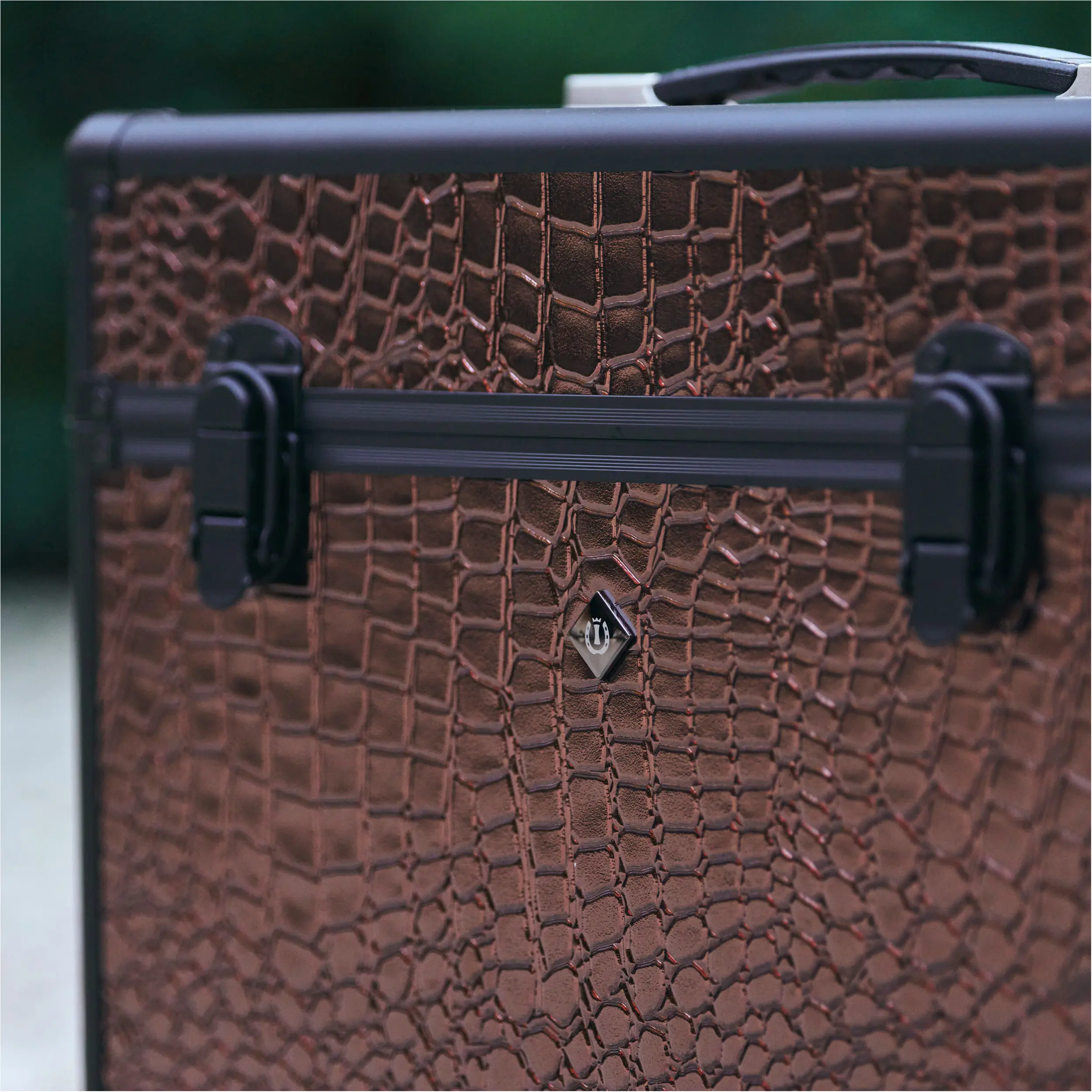 Putzbox IRHBasic Slim line braun/braun croco