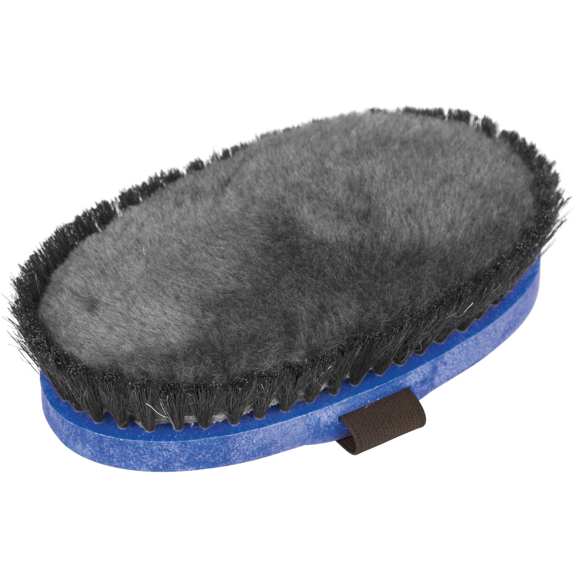 Lammfellbürste MINI DIVA blau