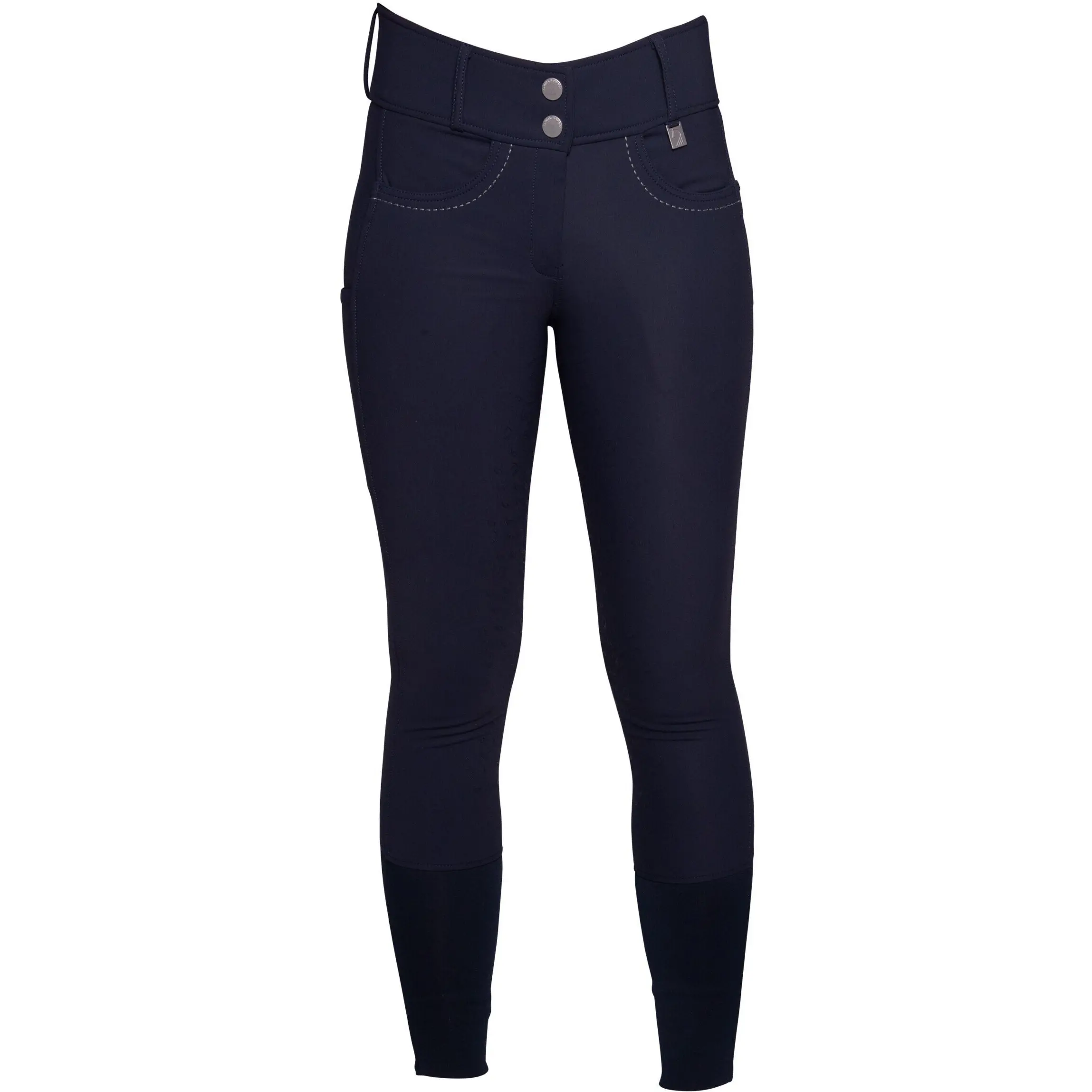 Damen Reithose Silikon Kniebesatz AREZZO dunkelblau Damen Reithose Silikon Kniebesatz AREZZO dunkelblau