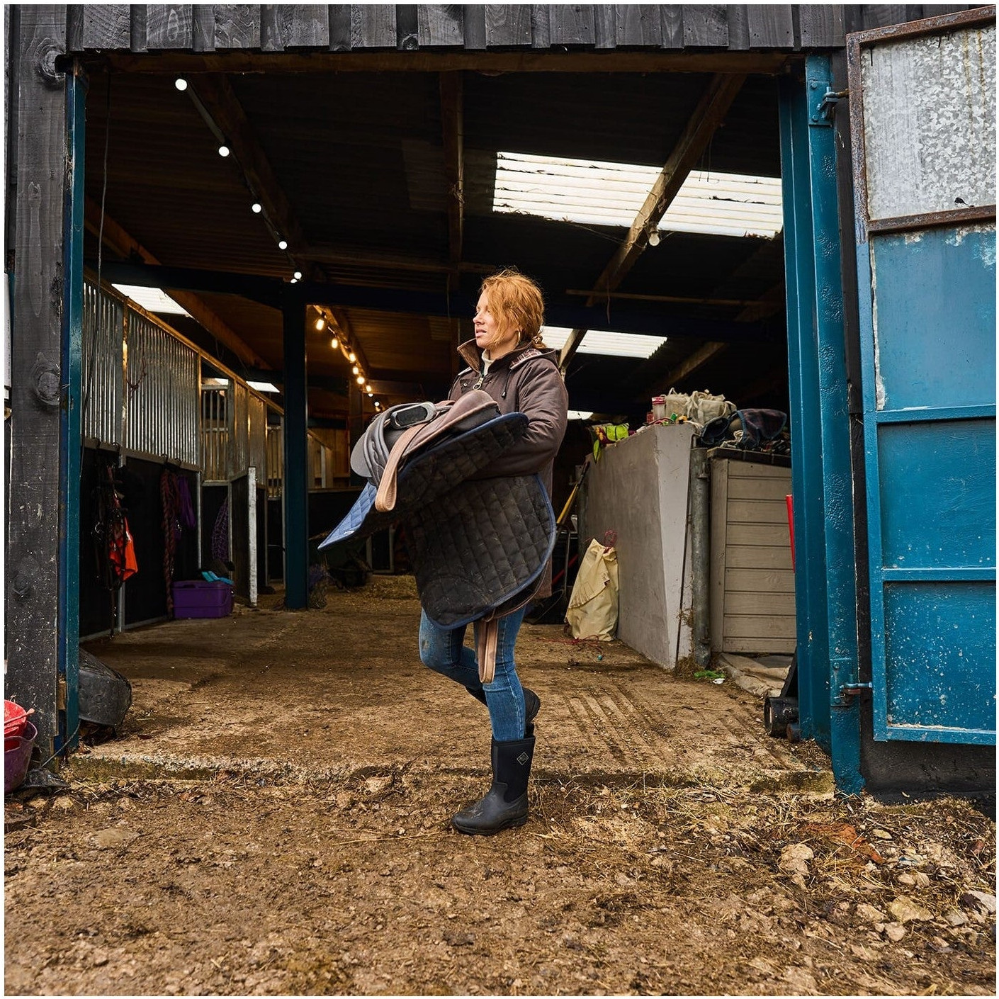 Winter Damen Gummistiefel ARCTIC WEEKEND schwarz/grau