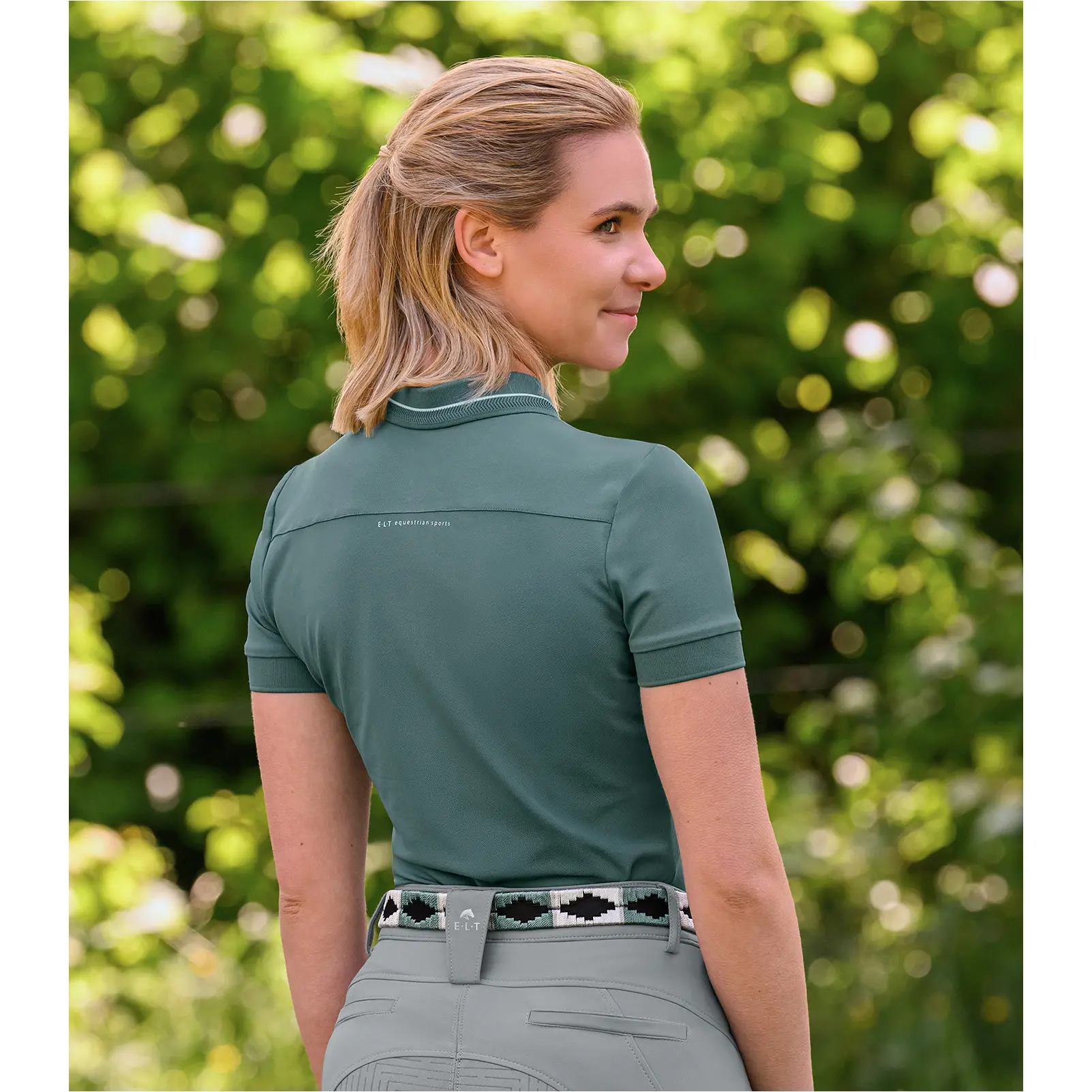 Damen Polo Gürtel GEMMA mintgrün
