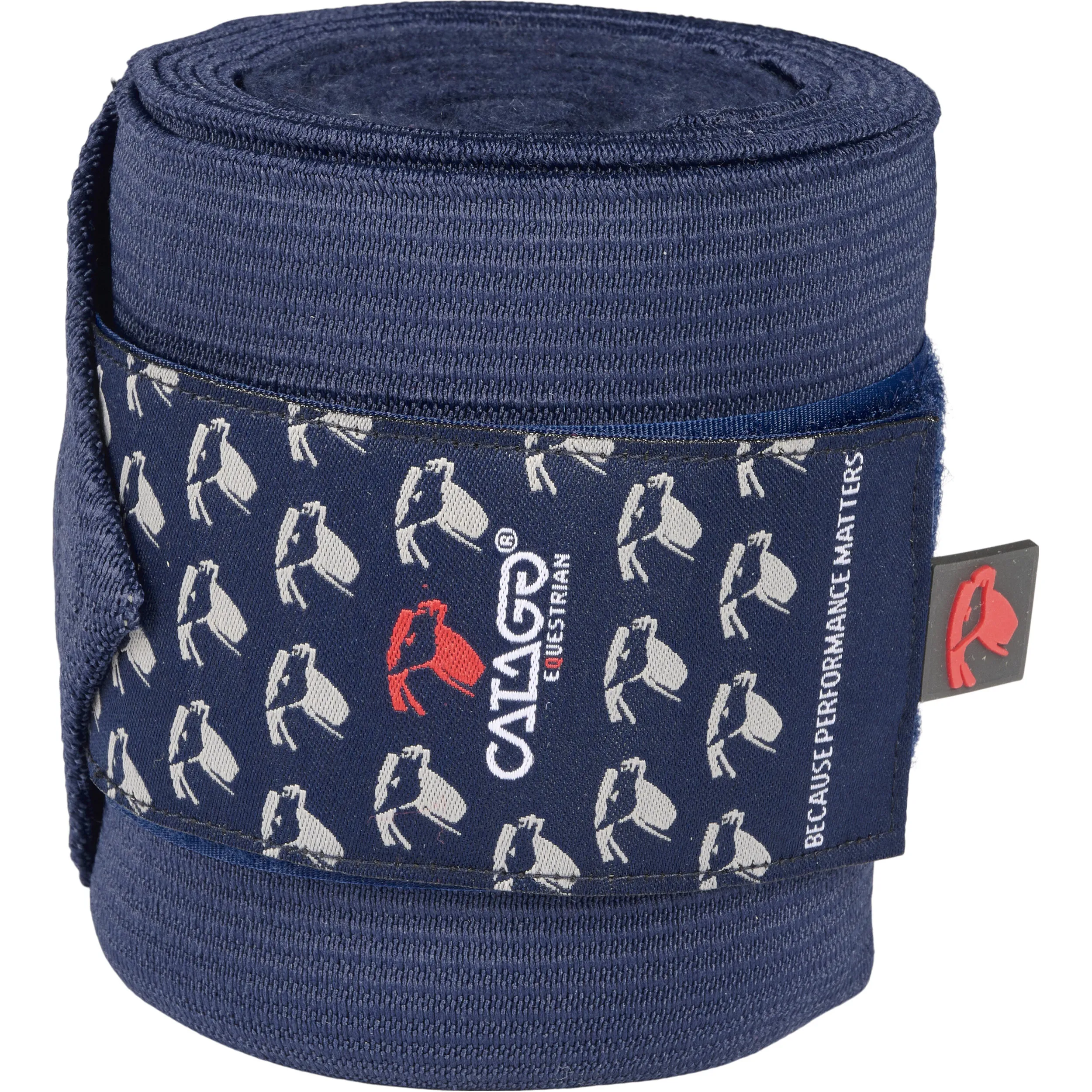 Fleecebandagen mit Elastik blau 3,6m